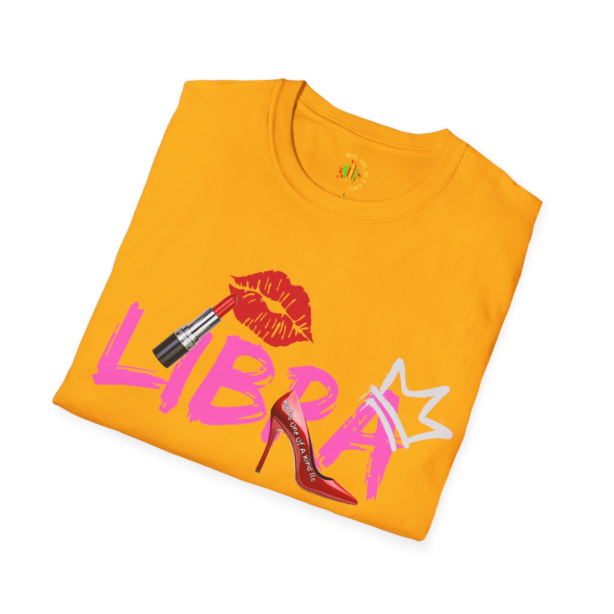 Libra Lipstick Tee — Zodiac Libra Graphic T-Shirt