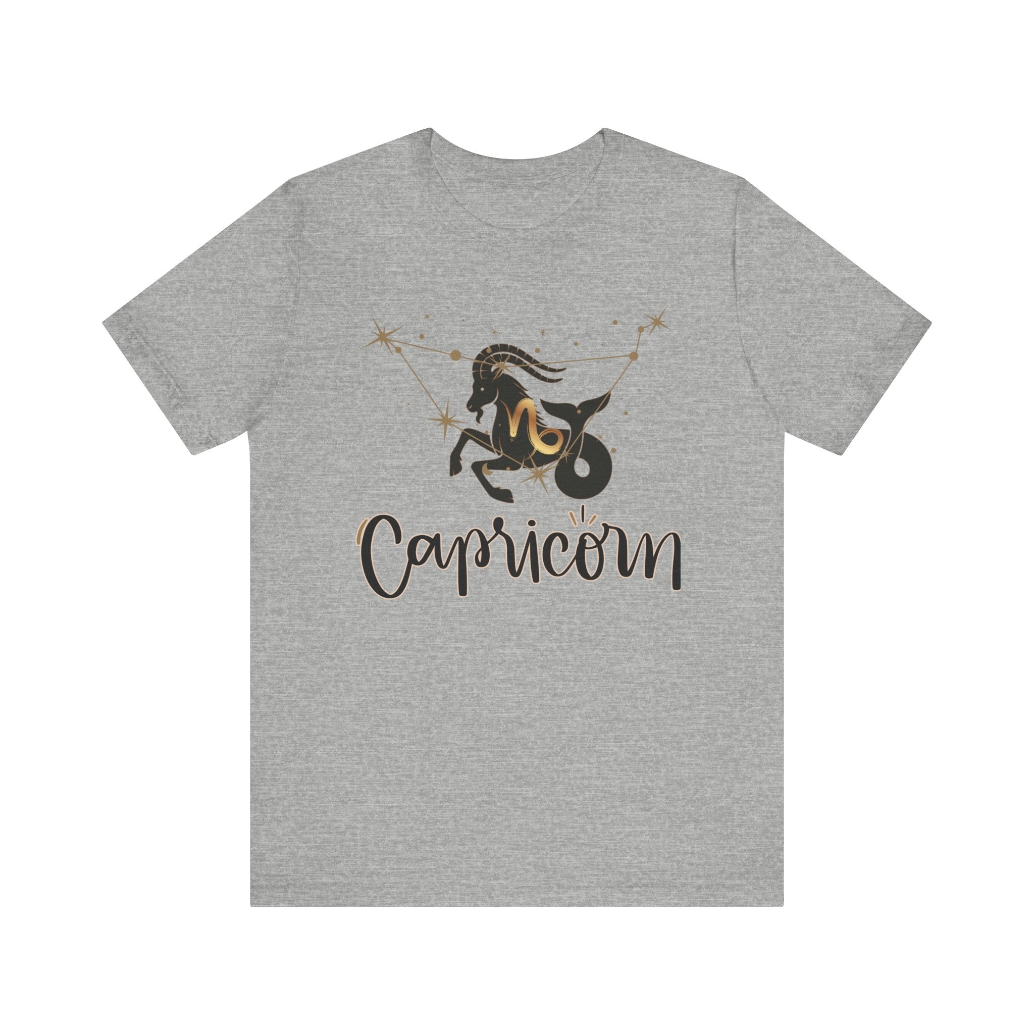 Capricorn Unisex Casual classic unisex jersey short sleeve tee