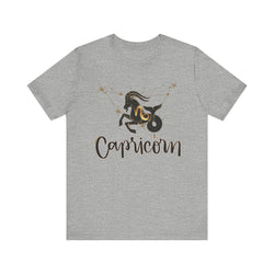 Capricorn Unisex Casual classic unisex jersey short sleeve tee