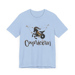 Capricorn Unisex Casual classic unisex jersey short sleeve tee