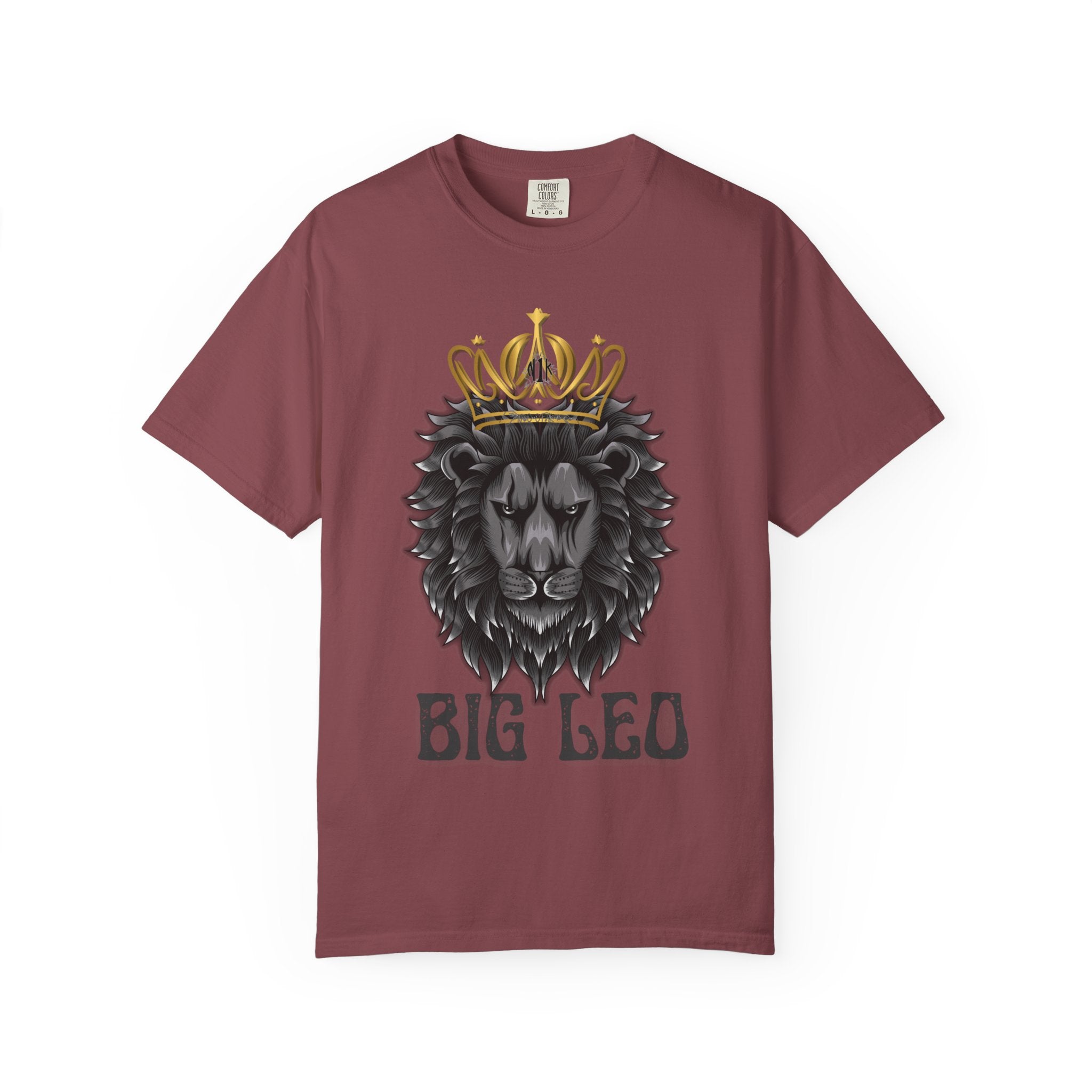 Big Leo Lion Graphic T-Shirt, Unisex Tee, Animal Lover Gift, Birthday Shirt, Astrology Apparel, Comfortable Everyday Wear
