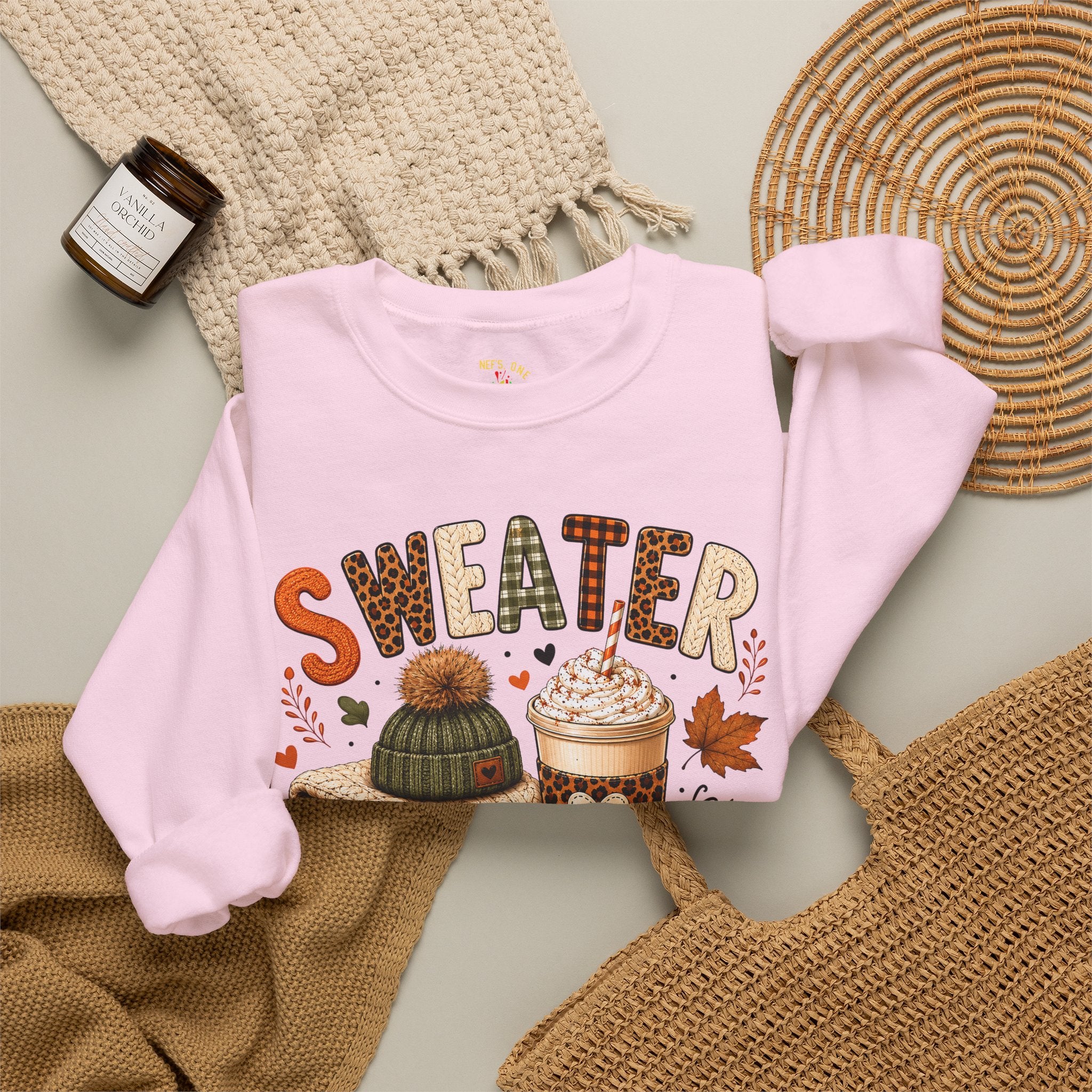 Sweater Weather Autumn Crewneck Sweatshirt