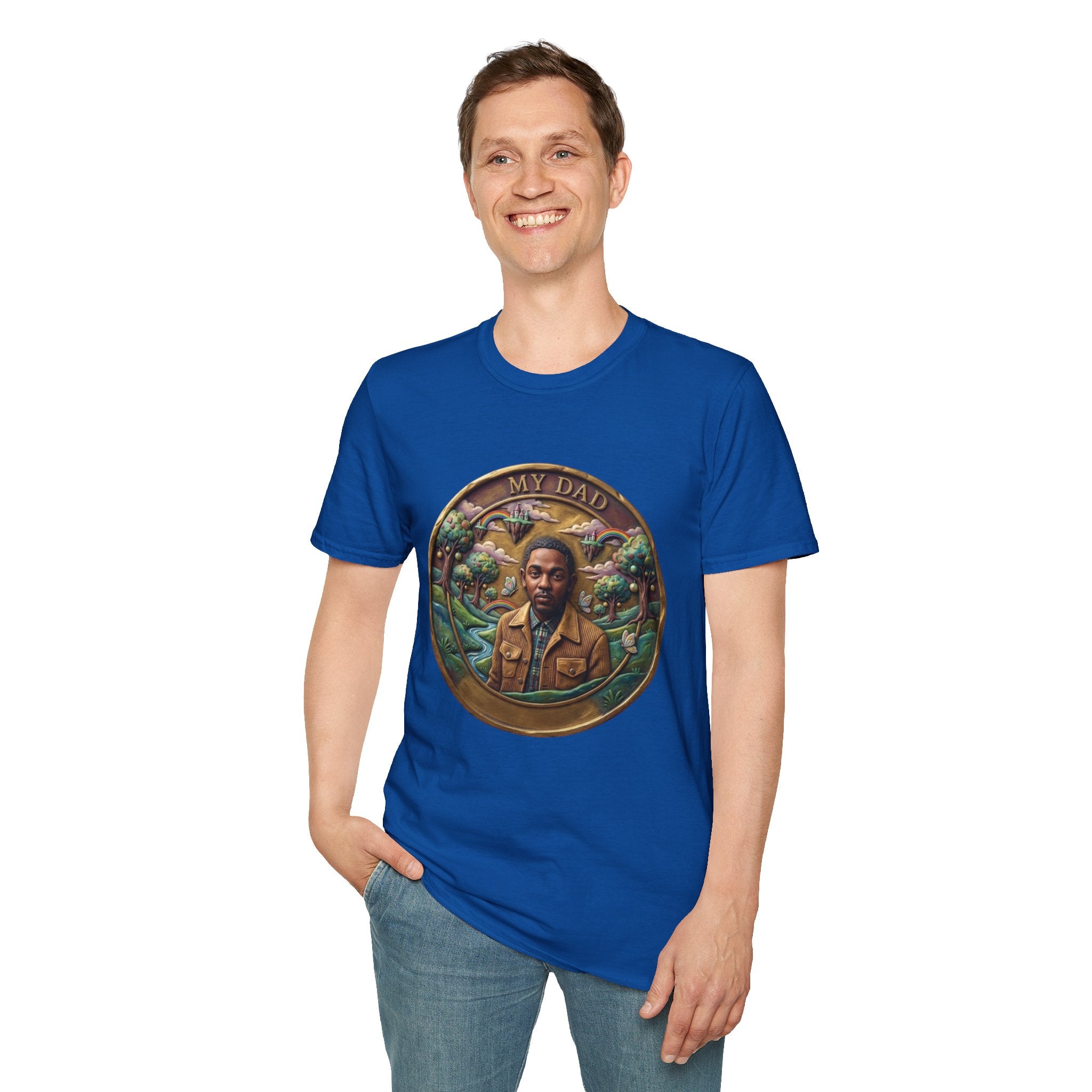 Todd Another Customized My Dad Portrait Coin Tee Graphic T-Shirt