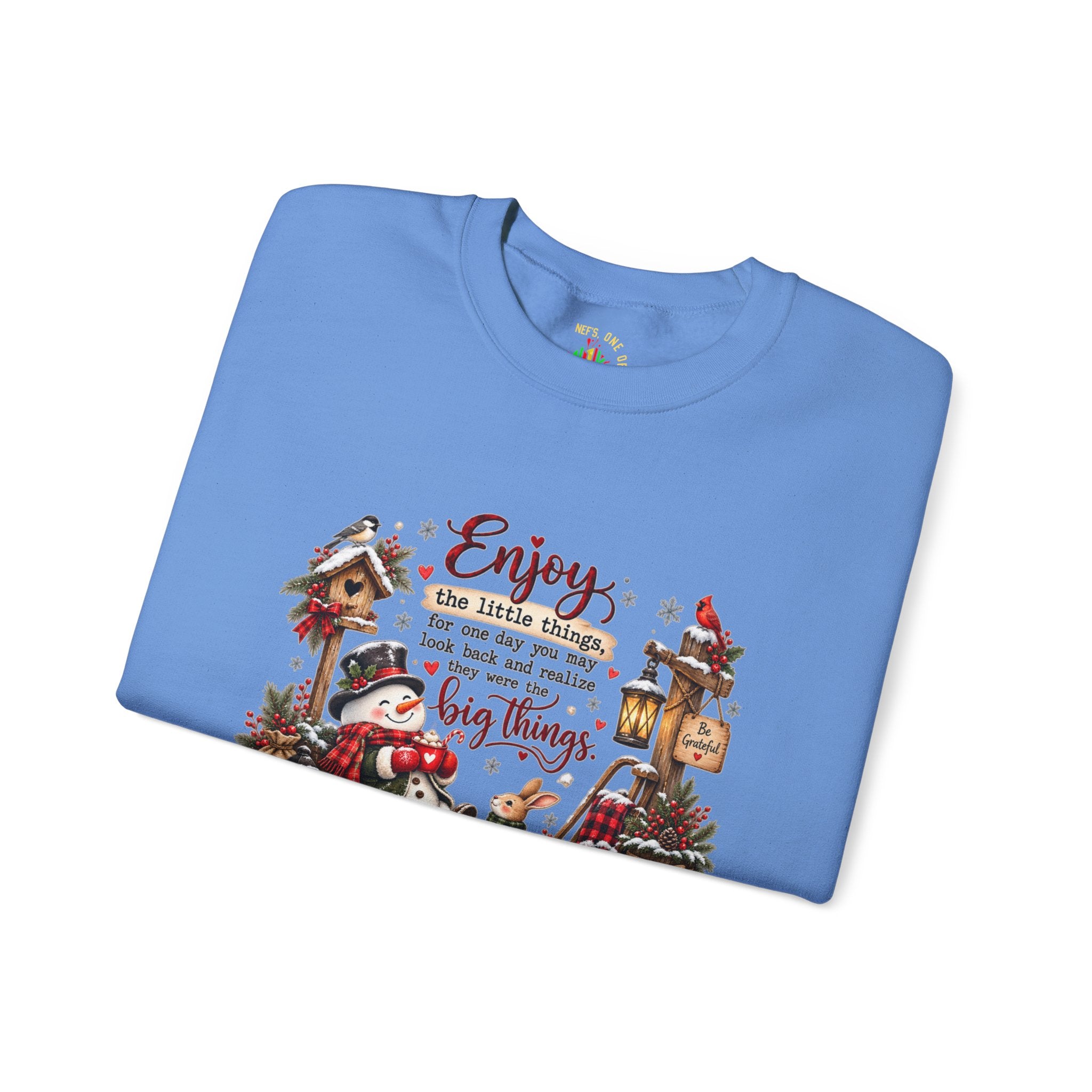 Enjoy the Little Things Christmas Crewneck Sweatshirt
