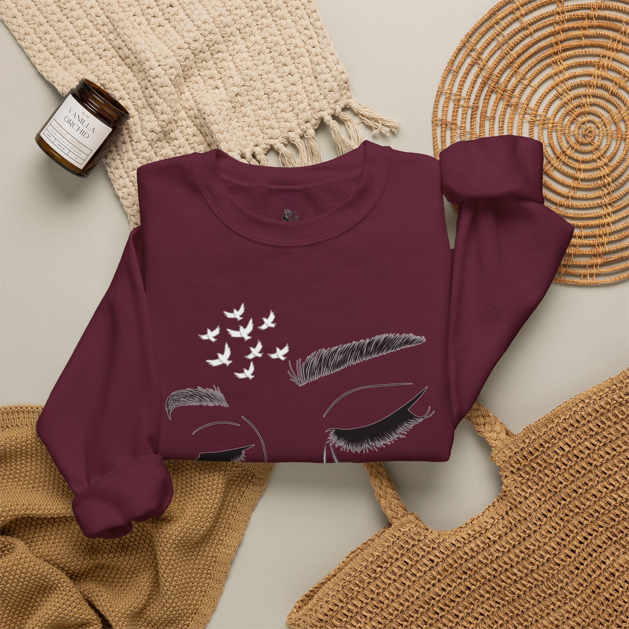 Tearful Eyes Crewneck Sweatshirt — Remember To Remember To Never Forget'