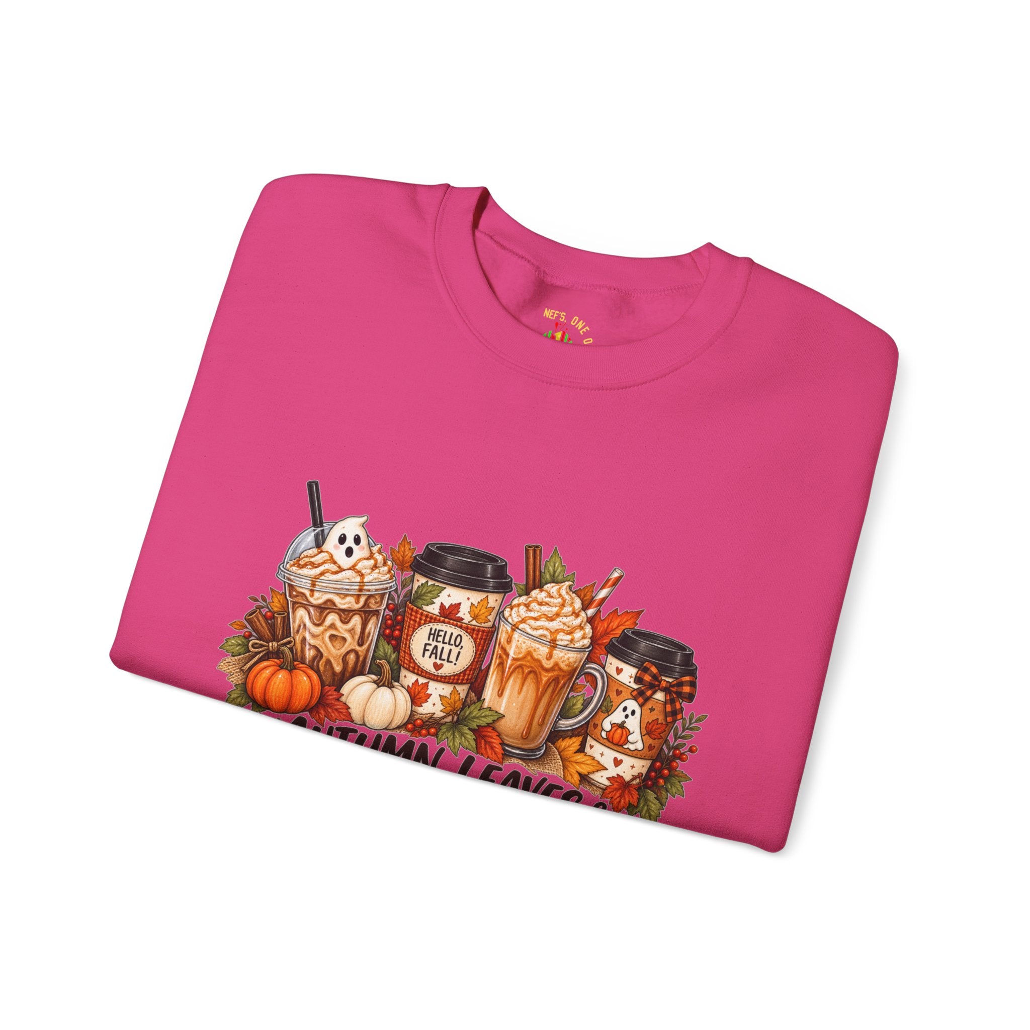 Autumn Leaves & Coffee Please Sweatshirt