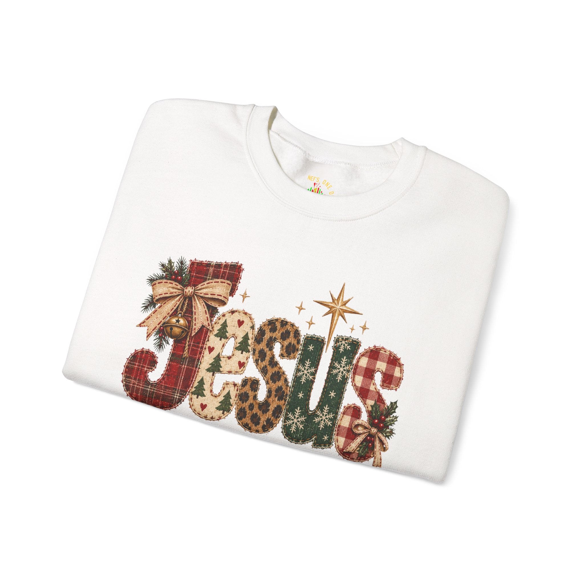 Festive Christmas Reindeer Crewneck Sweatshirt