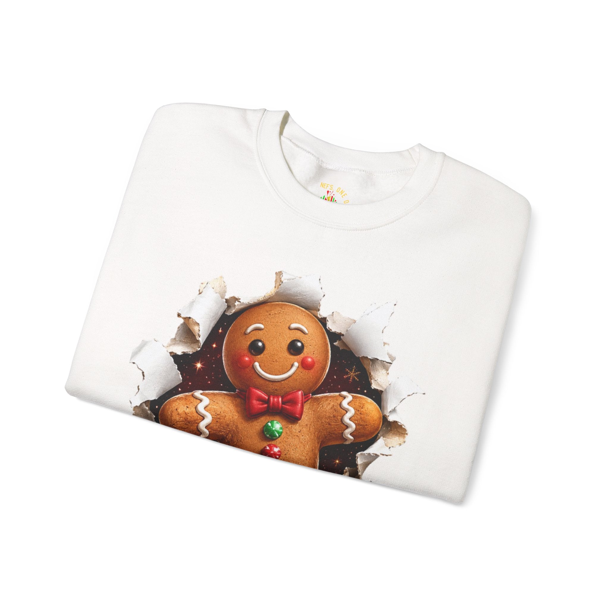 Gingerbread Man Christmas Crewneck Sweatshirt