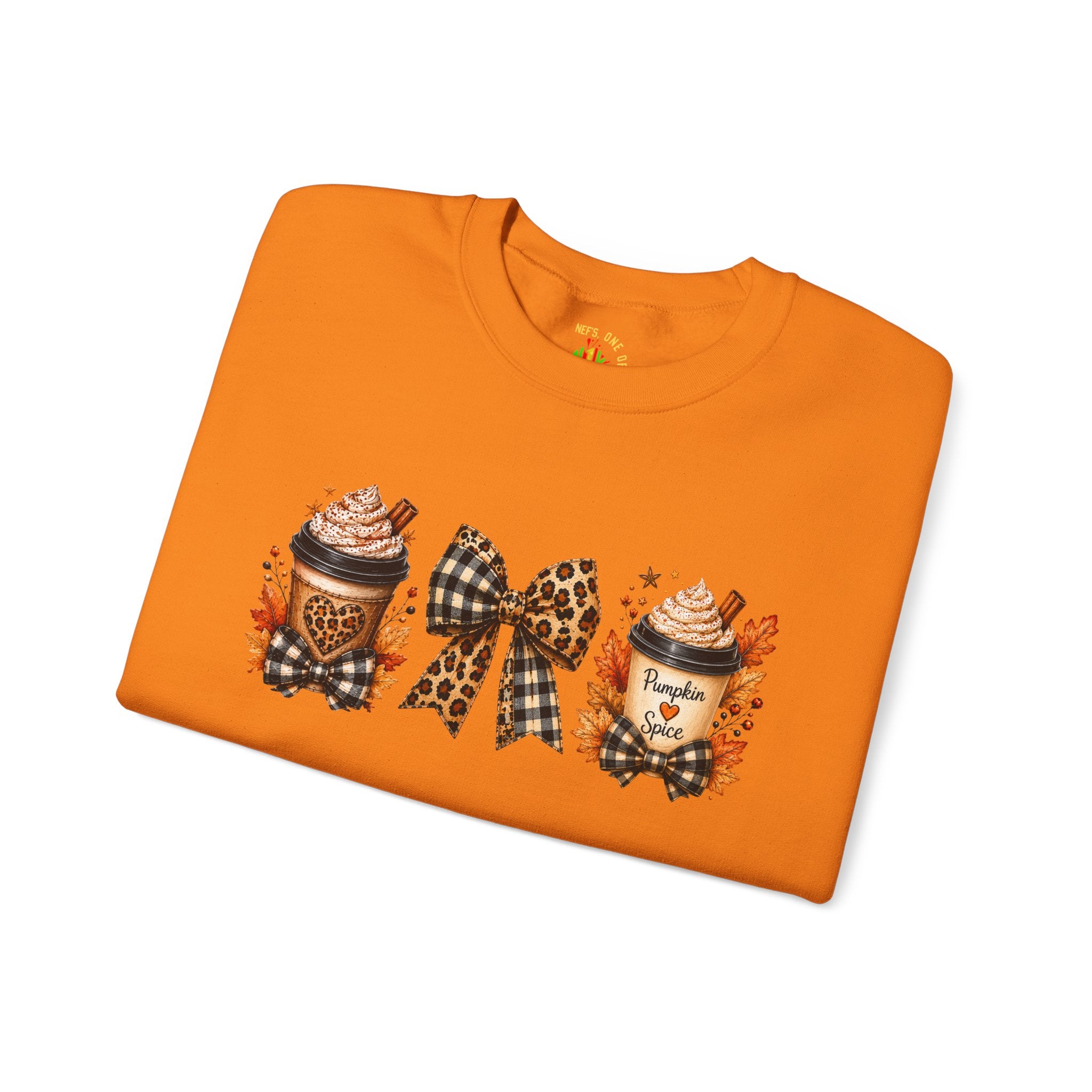 Festive Leopard Bow Christmas Crewneck Sweatshirt