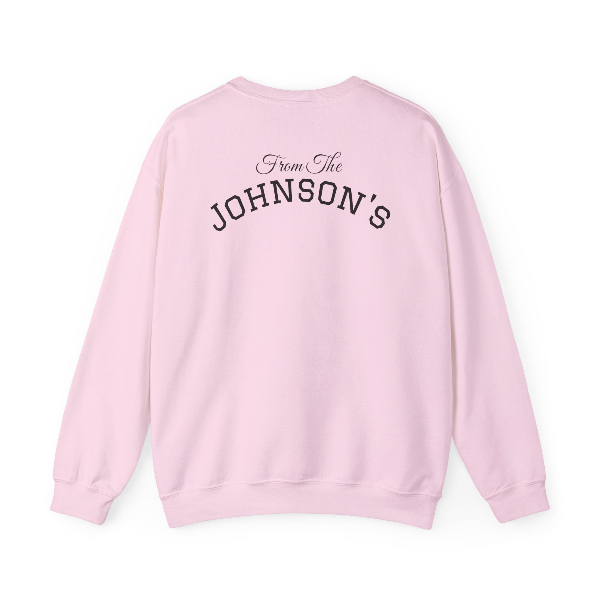 Merry Christmas Personalized Family Name Sweatshirt