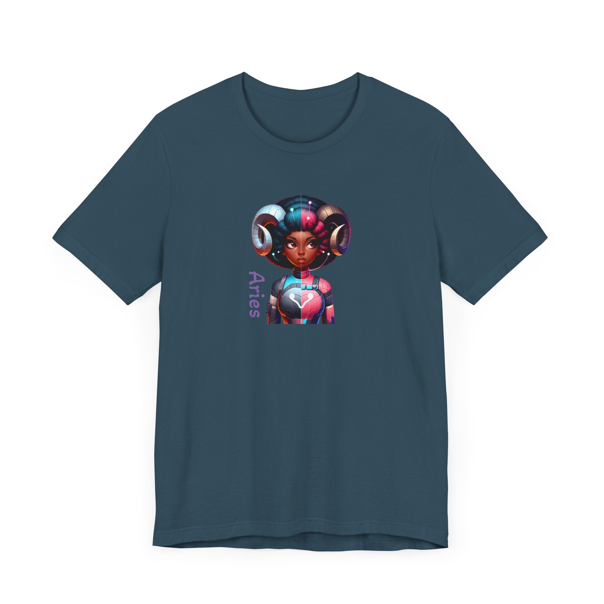 Aries AI Girl Short Sleeve Tee