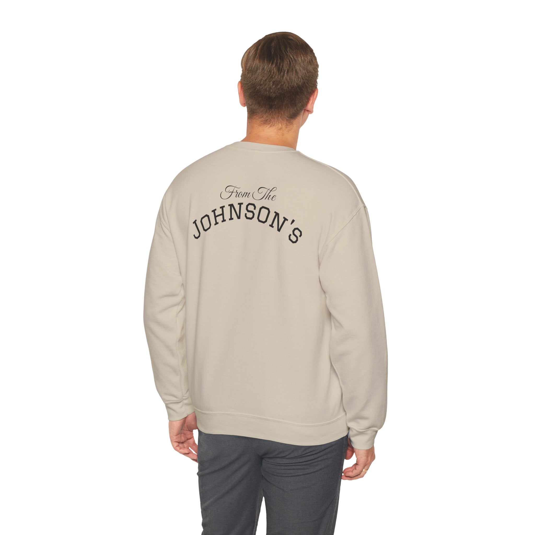 Merry Christmas Personalized Family Name Sweatshirt