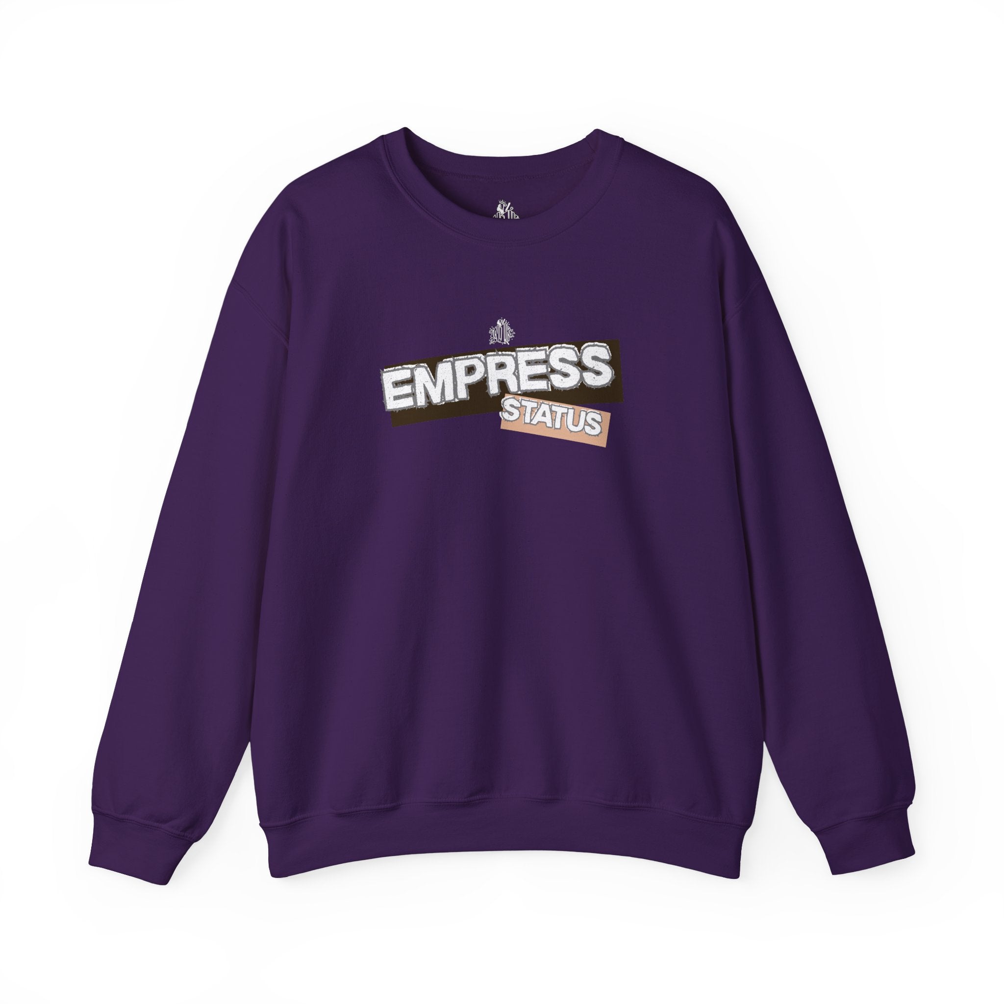 Empress Status Graphic Sweatshirt — Bold Feminine Statement Sweatshirt