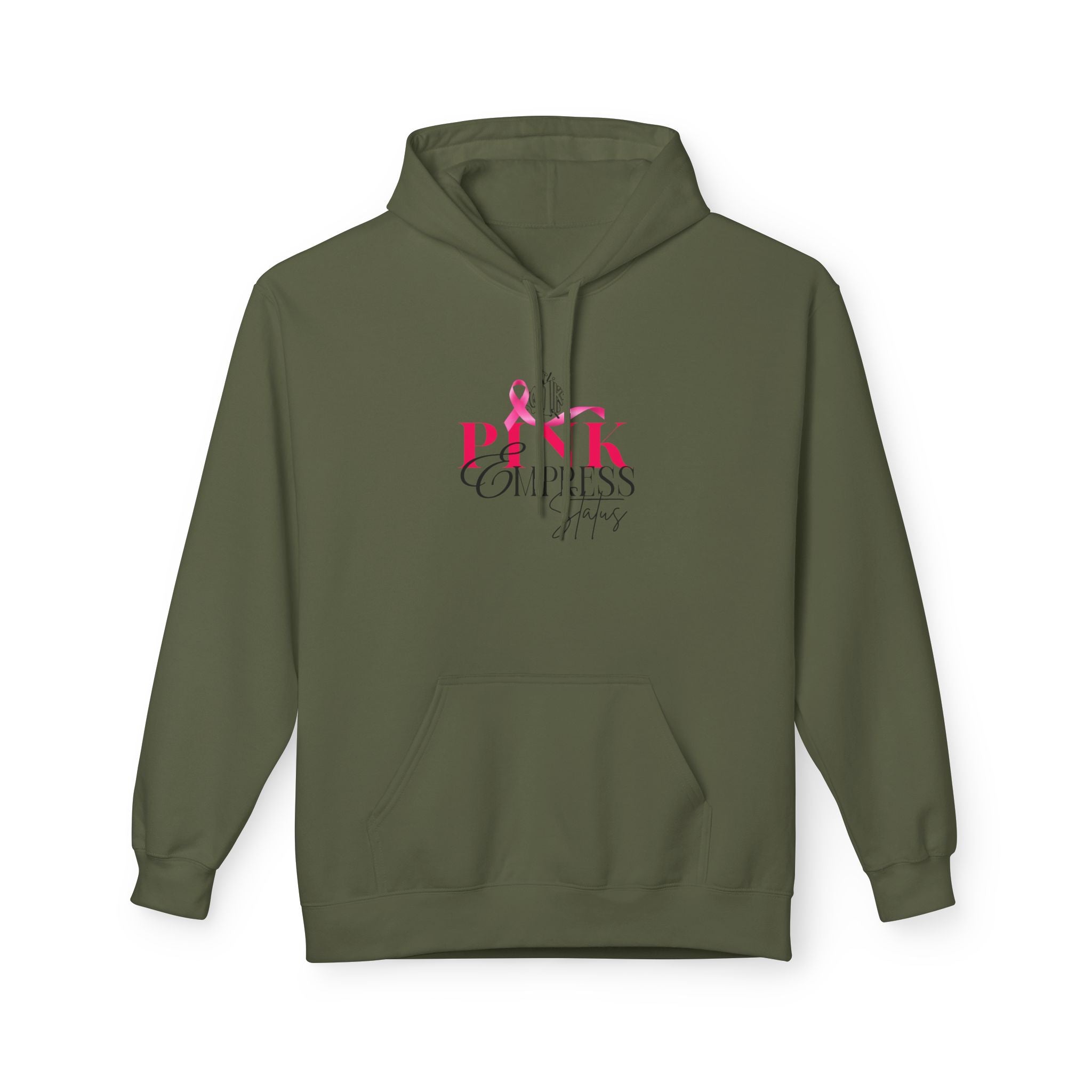 N1K Empress Status Pink Ribbon Breast Cancer Awareness Hoodie — PINK Breast Cancer Support Pullover