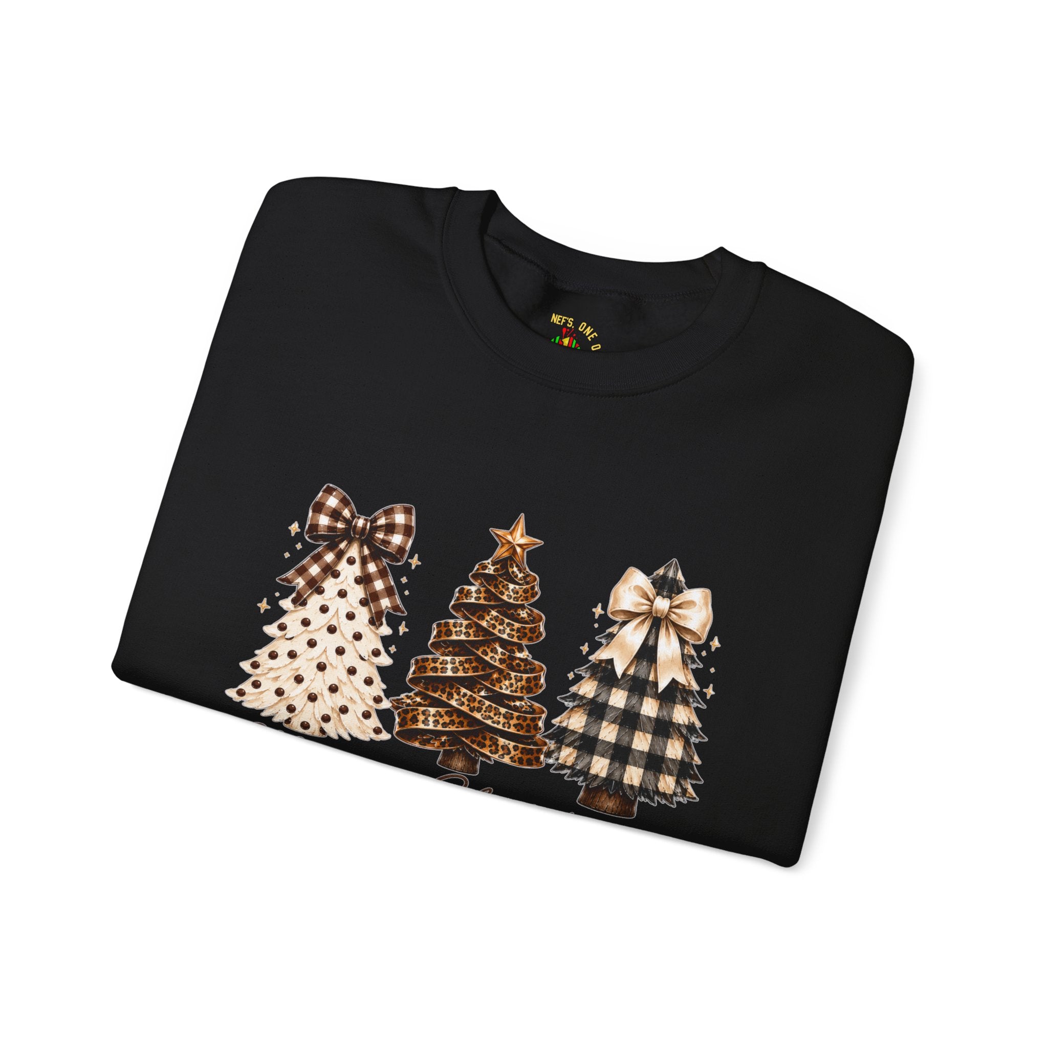 Merry Christmas Christmas Tree Crewneck Sweatshirt
