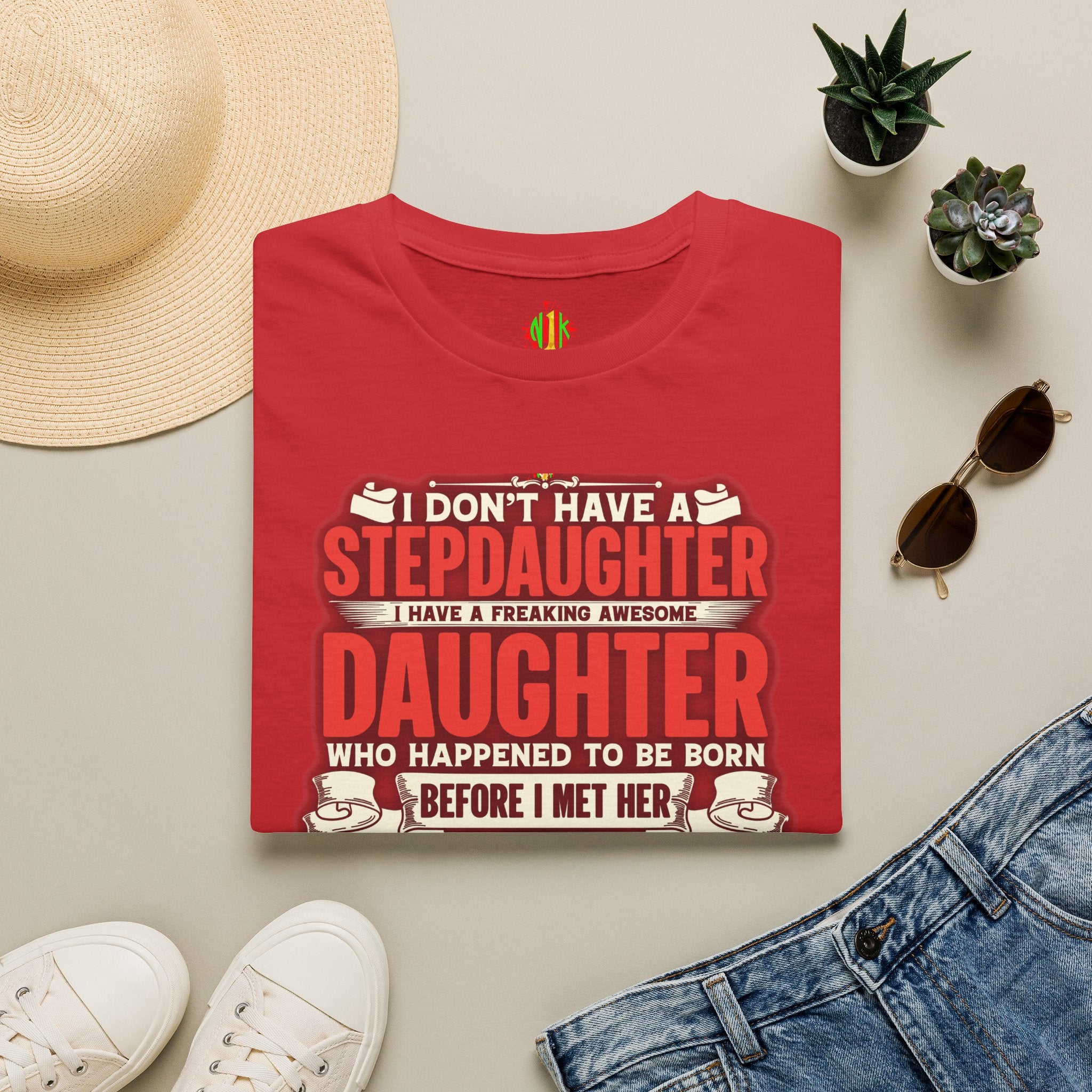 The love of a stepdaughter from a Stepfather Short Sleeve Tee