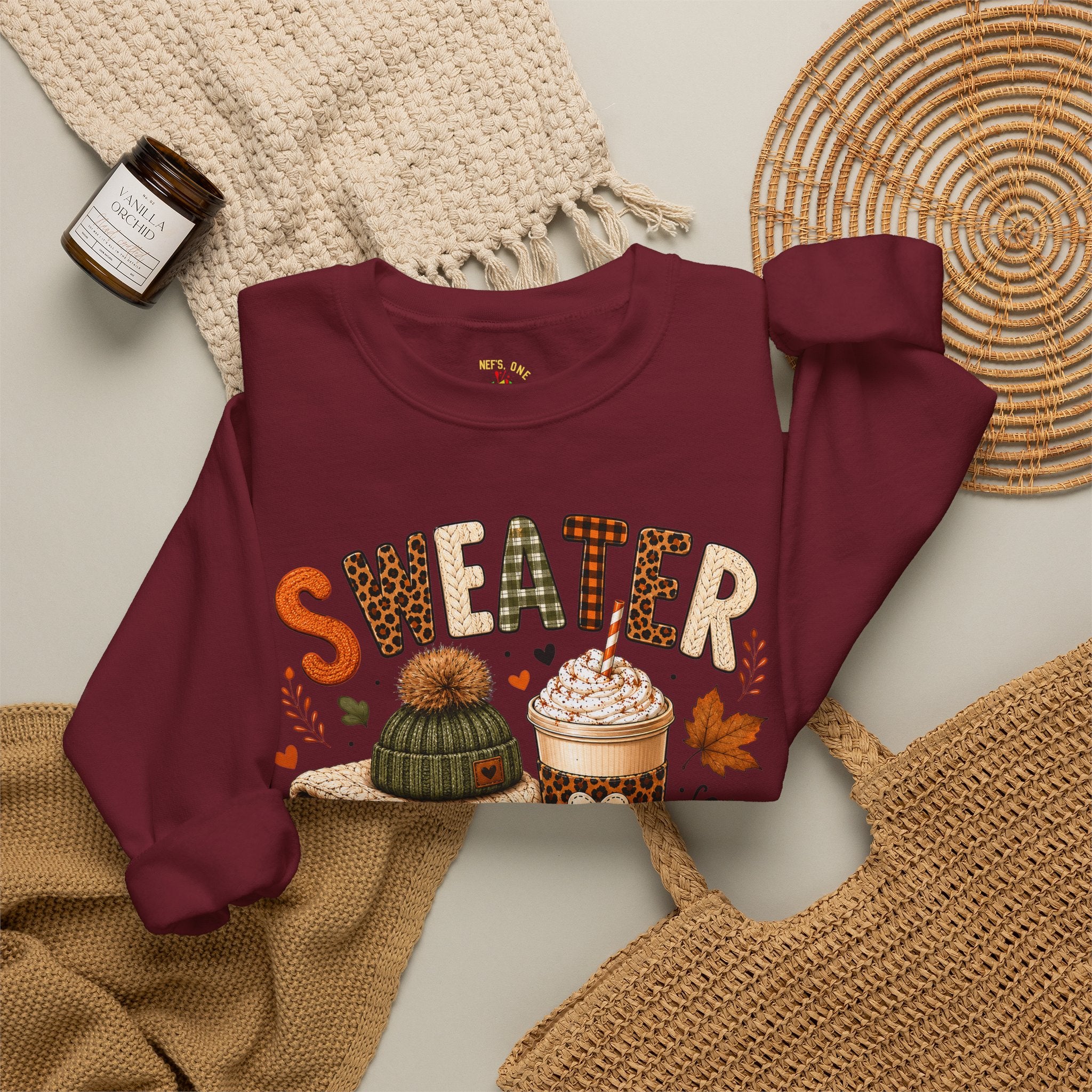 Sweater Weather Autumn Crewneck Sweatshirt