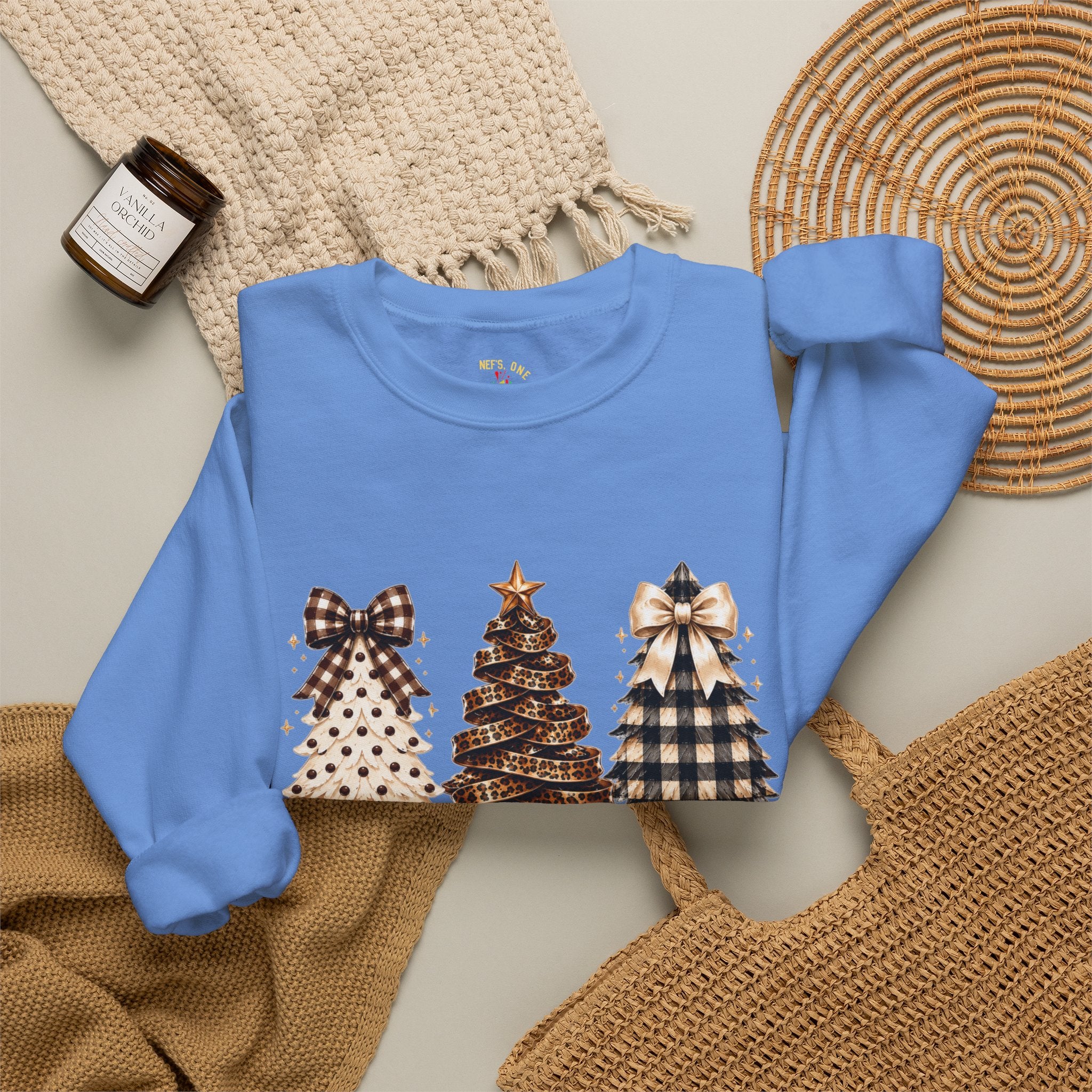 Merry Christmas Christmas Tree Crewneck Sweatshirt