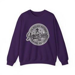 Aquarius Zodiac Unisex Casual Crewneck Sweatshirt