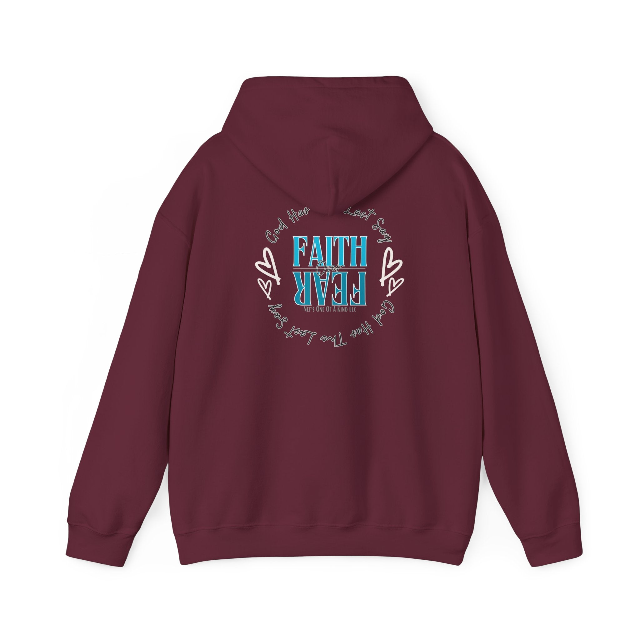 Faith over Fear Unisex Heavy Hoodie