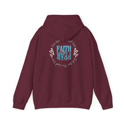 Faith over Fear Unisex Heavy Hoodie