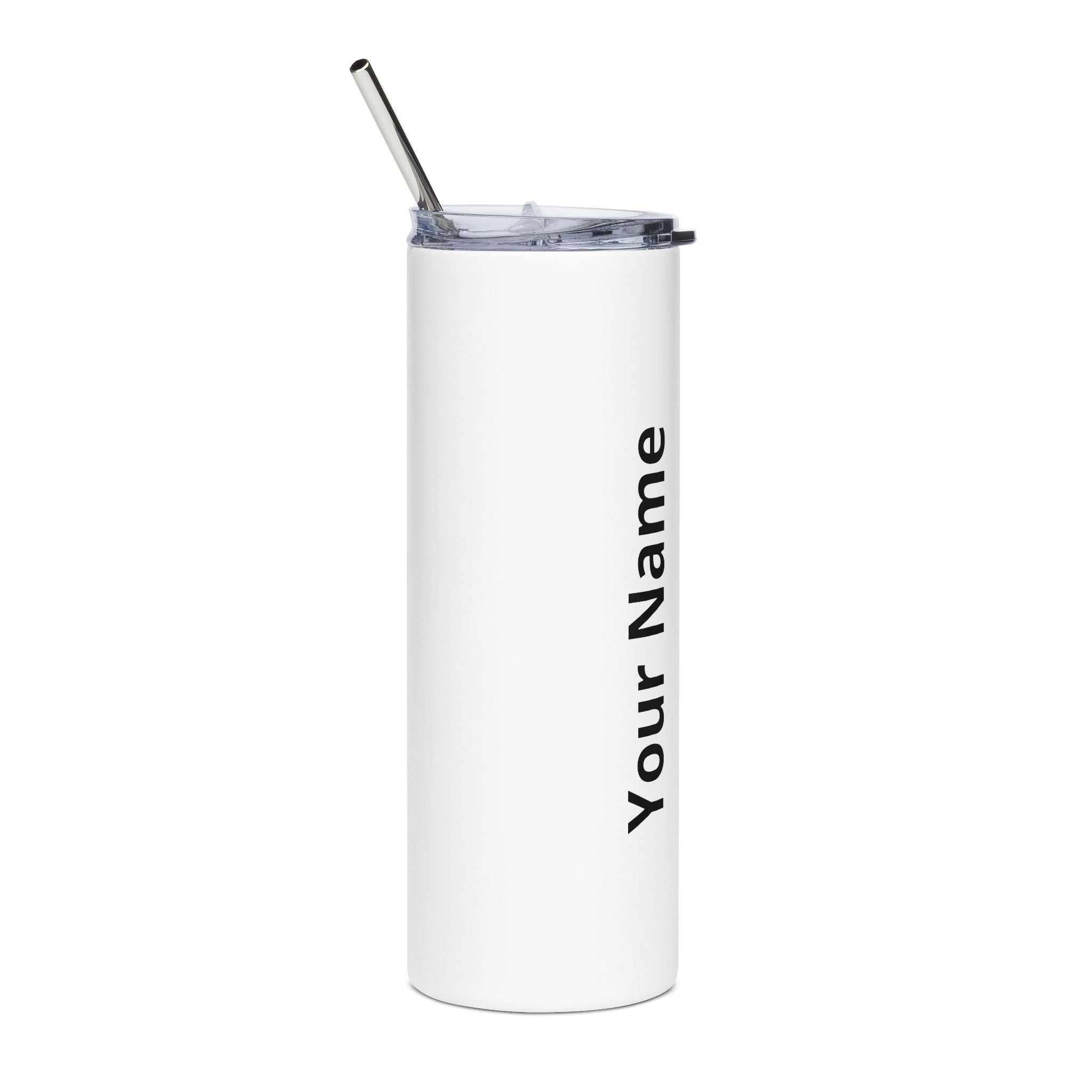 Vacation She Ready Customizable Skinny Tumbler with Straw, 20oz