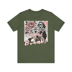 Coffee Break Unisex Jersey Short Sleeve Tee