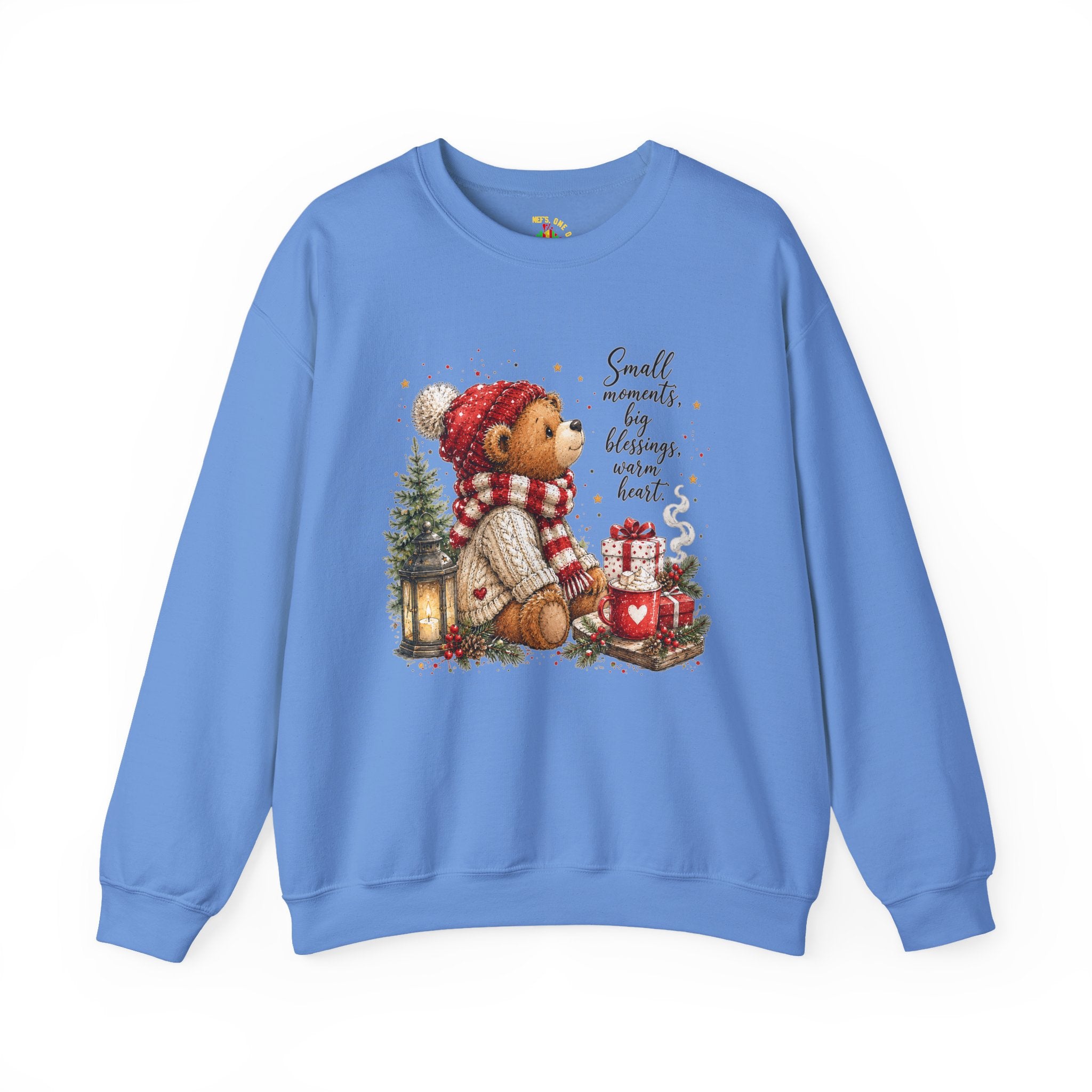 Christmas Bear Crewneck Sweatshirt – Cozy Holiday Teddy Bear Design