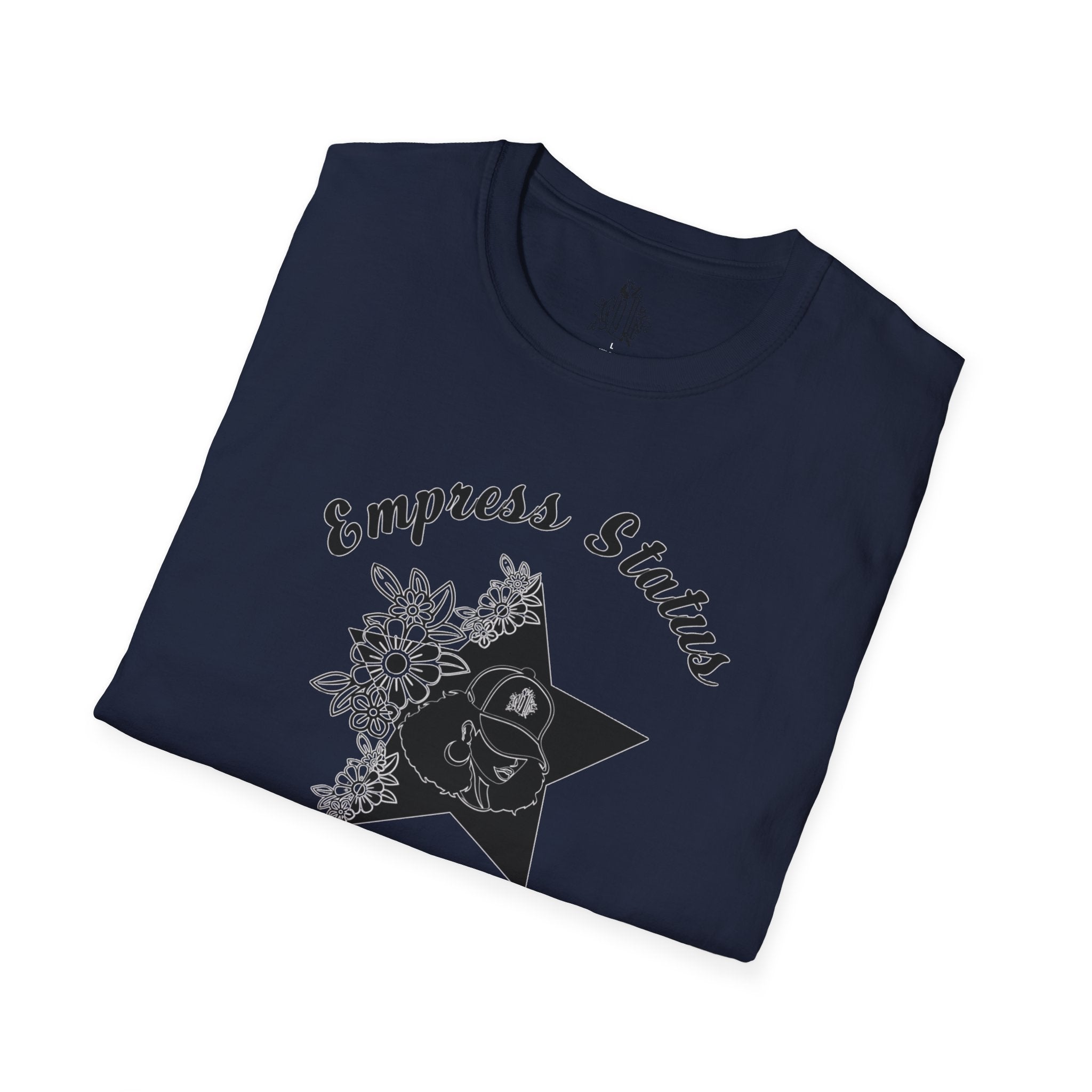 Empress Black Girl Floral Status T-shirt