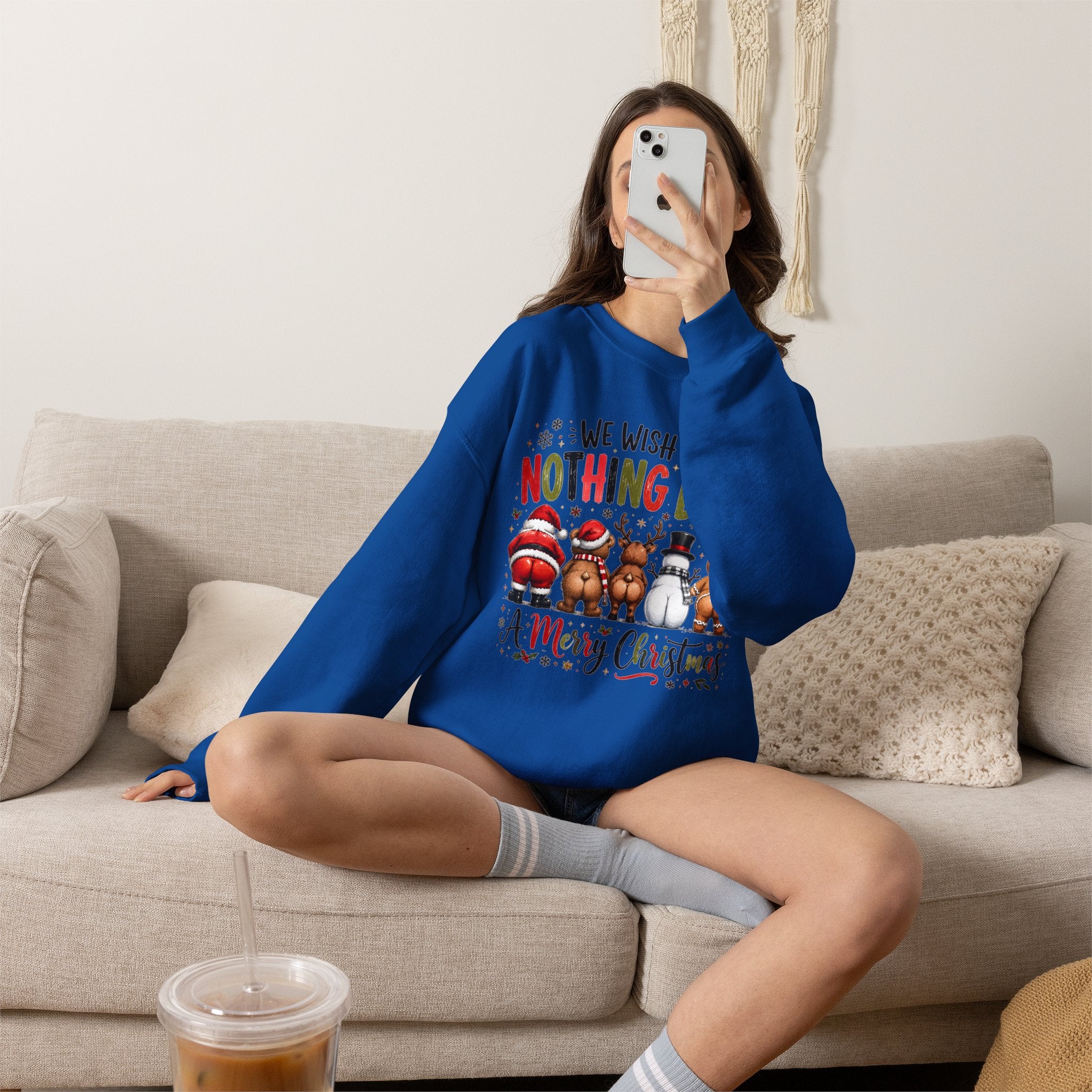 We Wish You Nothing But a Merry Christmas Sweatshirt