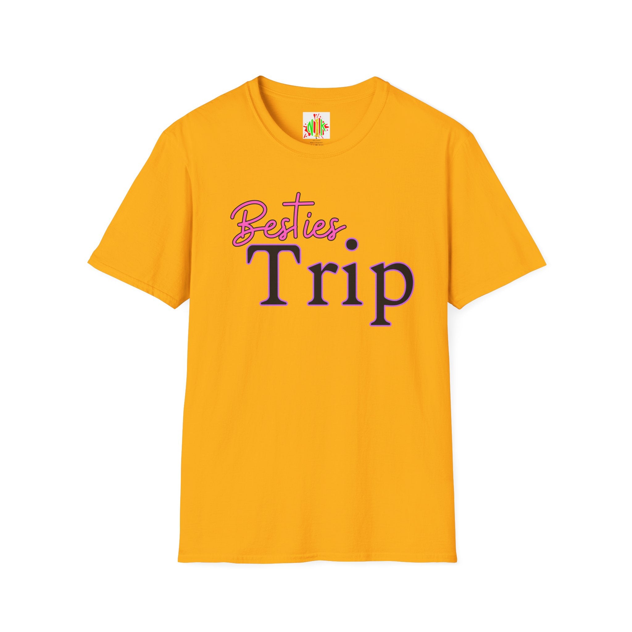 Besties Trip Unisex T-Shirt - Perfect for Friendship Celebrations, Travel, Summer Vacations, Girls’ Getaways, Matching Outfits
