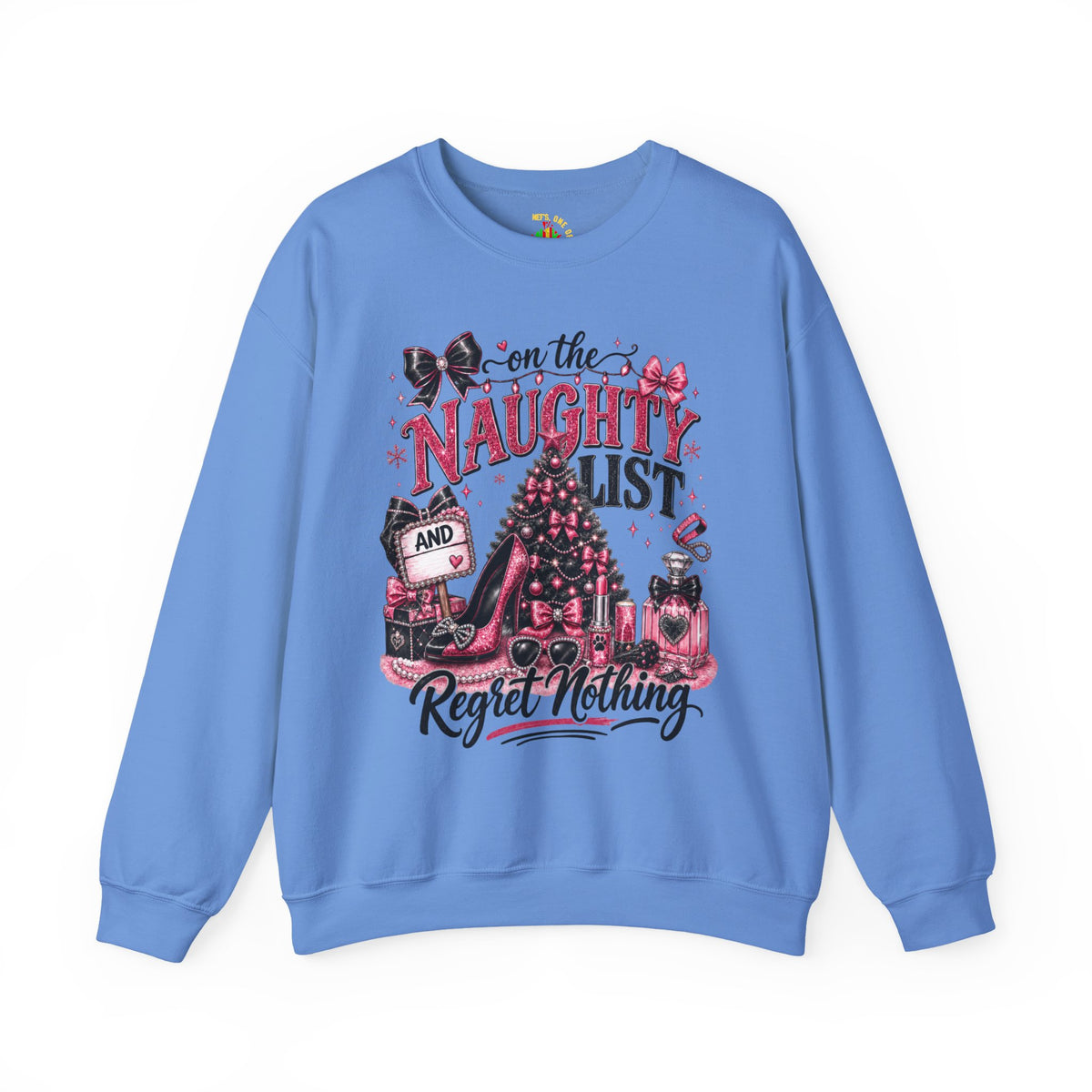 On the Naughty List Christmas Crewneck Sweatshirt