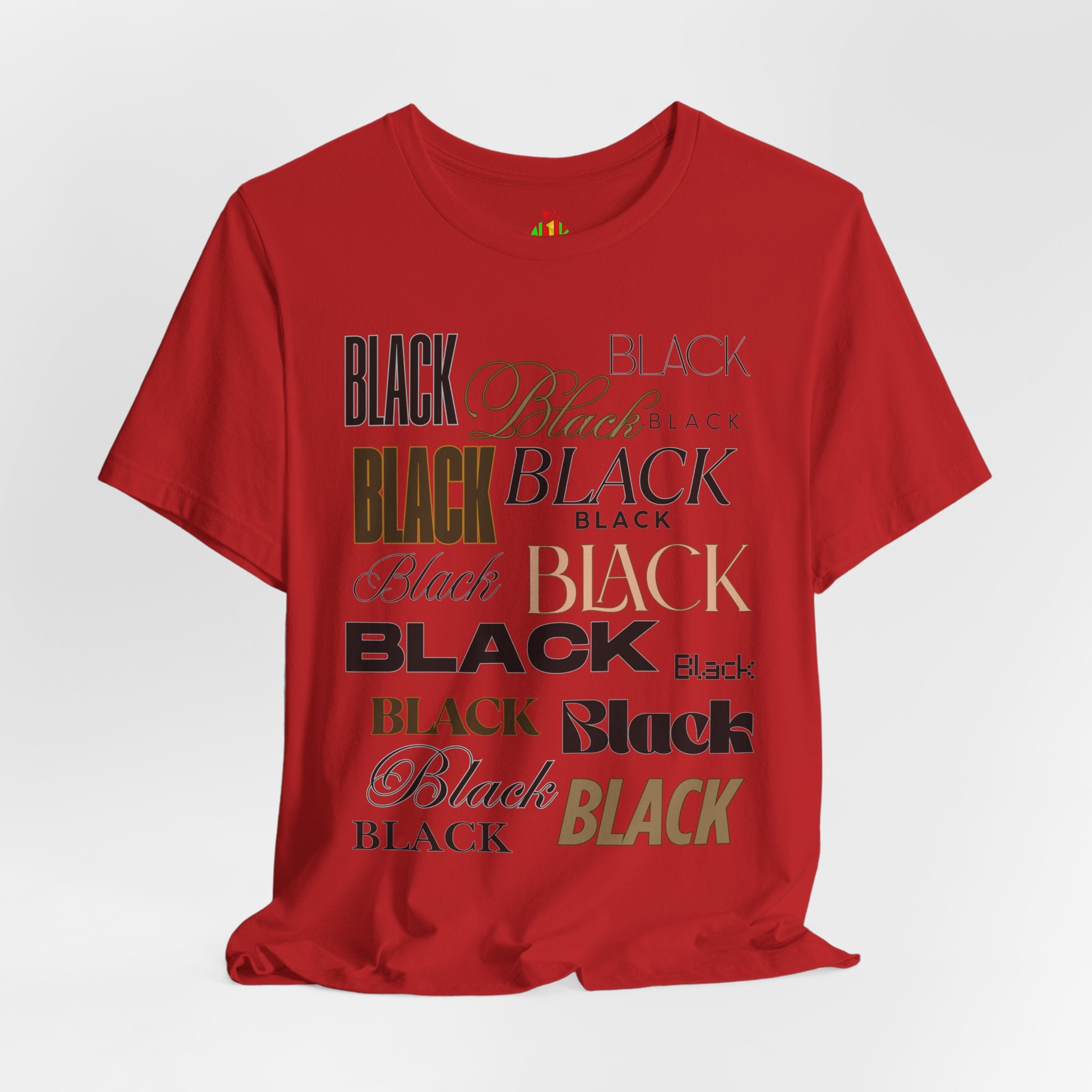 Black Text Unisex Tee, Casual Graphic T-Shirt for Fashion Lovers, Perfect Gift for All Occasions, Streetwear Style, Trendy Top