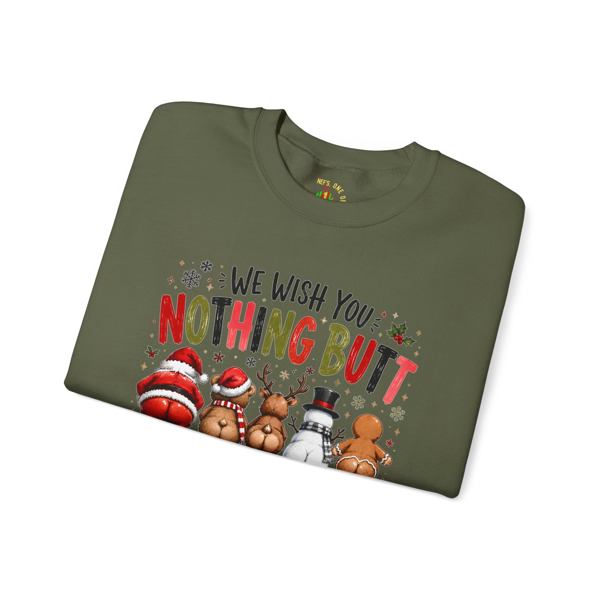 We Wish You Nothing But a Merry Christmas Crewneck Sweatshirt