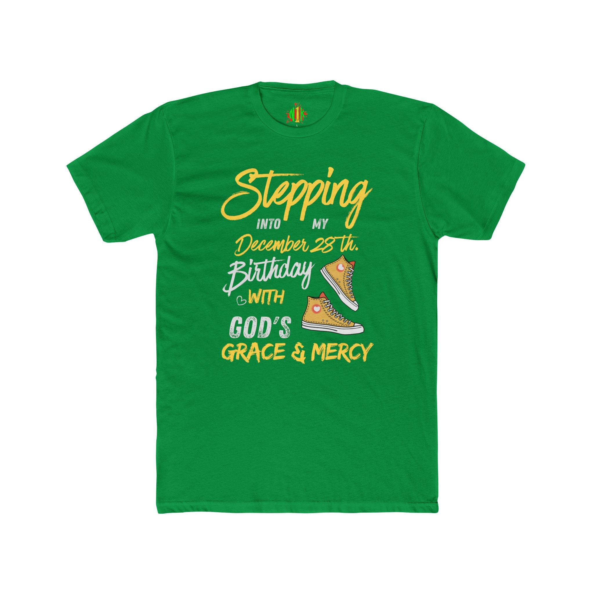 Stepping with God 'Grace & Mercy' Inspirational Birthday TeeT-ShirtGrace & Mercy