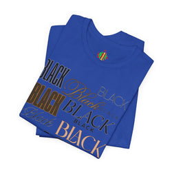 Black Text Unisex Tee, Casual Graphic T-Shirt for Fashion Lovers, Perfect Gift for All Occasions, Streetwear Style, Trendy Top