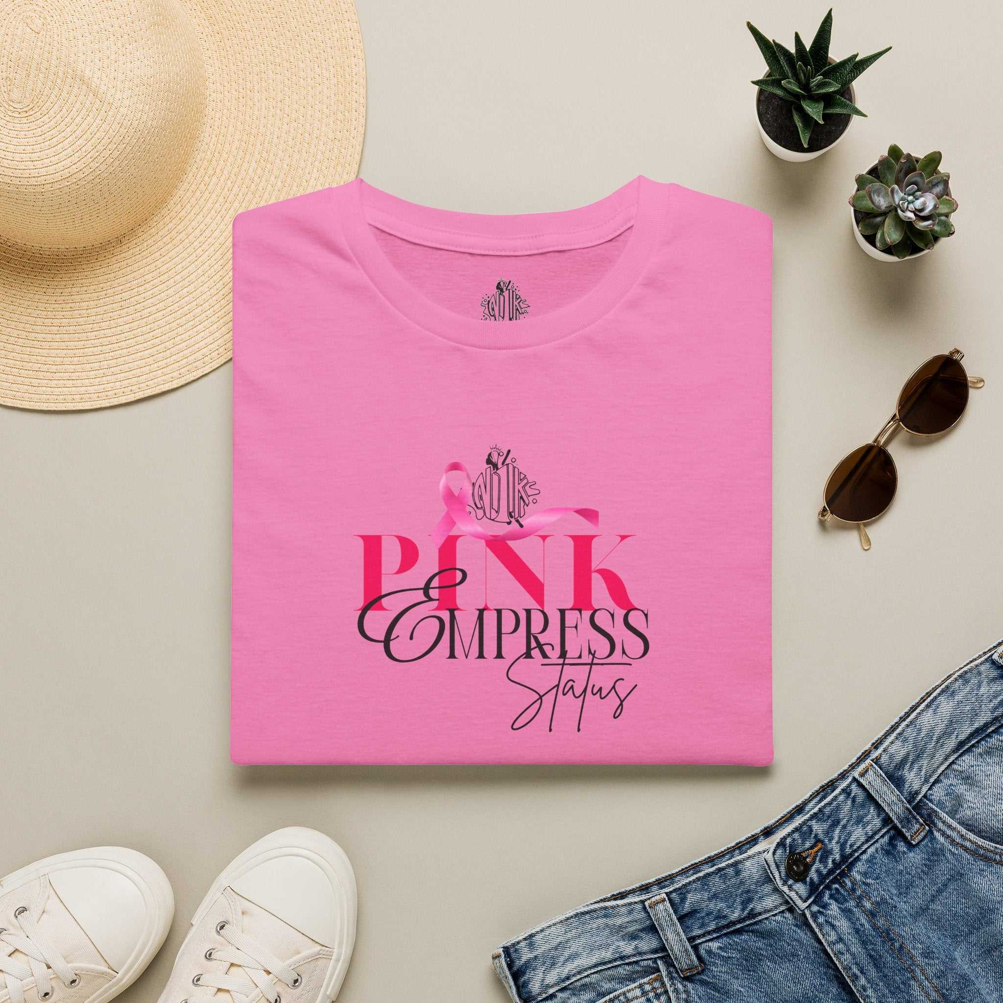 Pink Empress Ladies T-Shirt – 'Pink Empress' Script Graphic