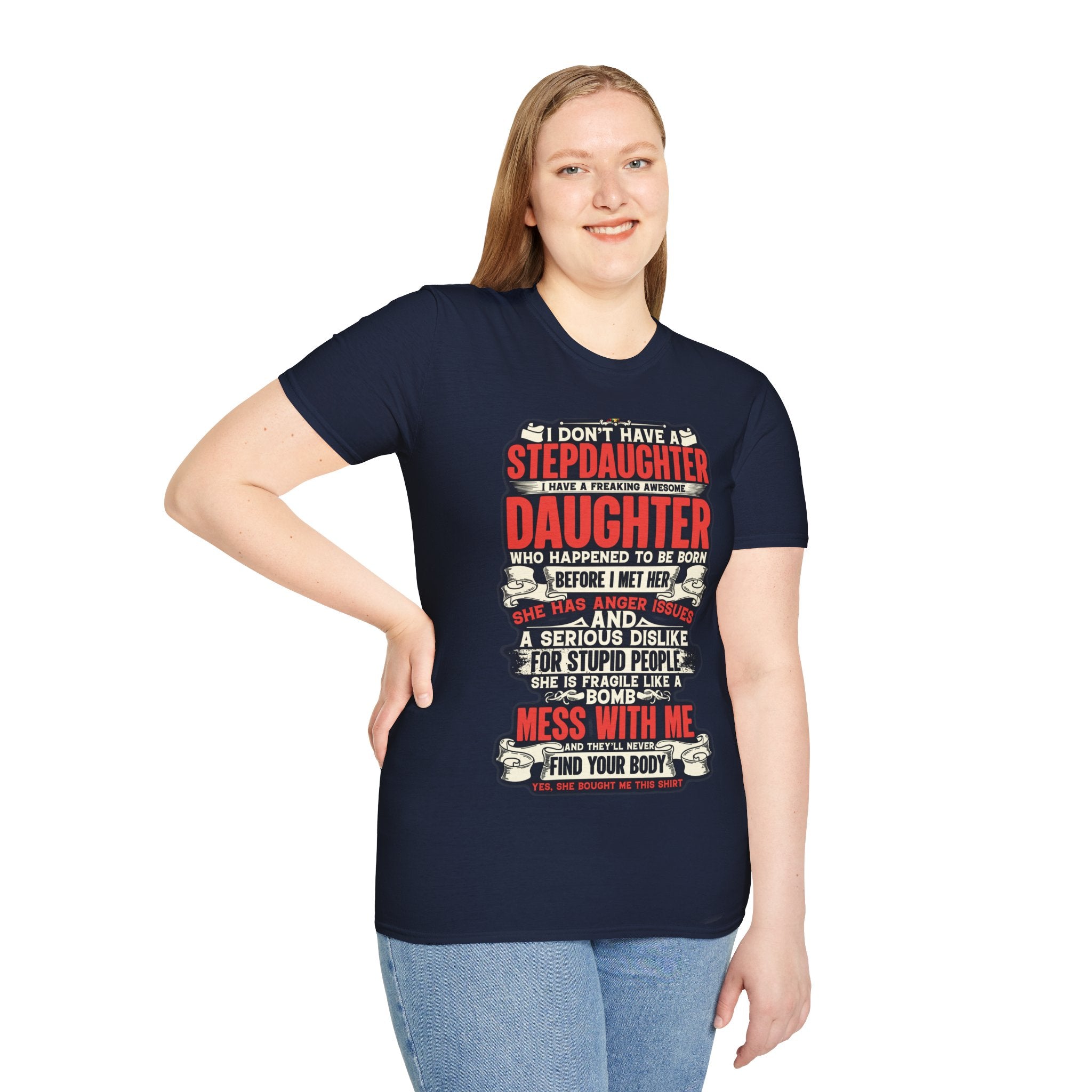 The love of a stepdaughter from a Stepfather Short Sleeve Tee
