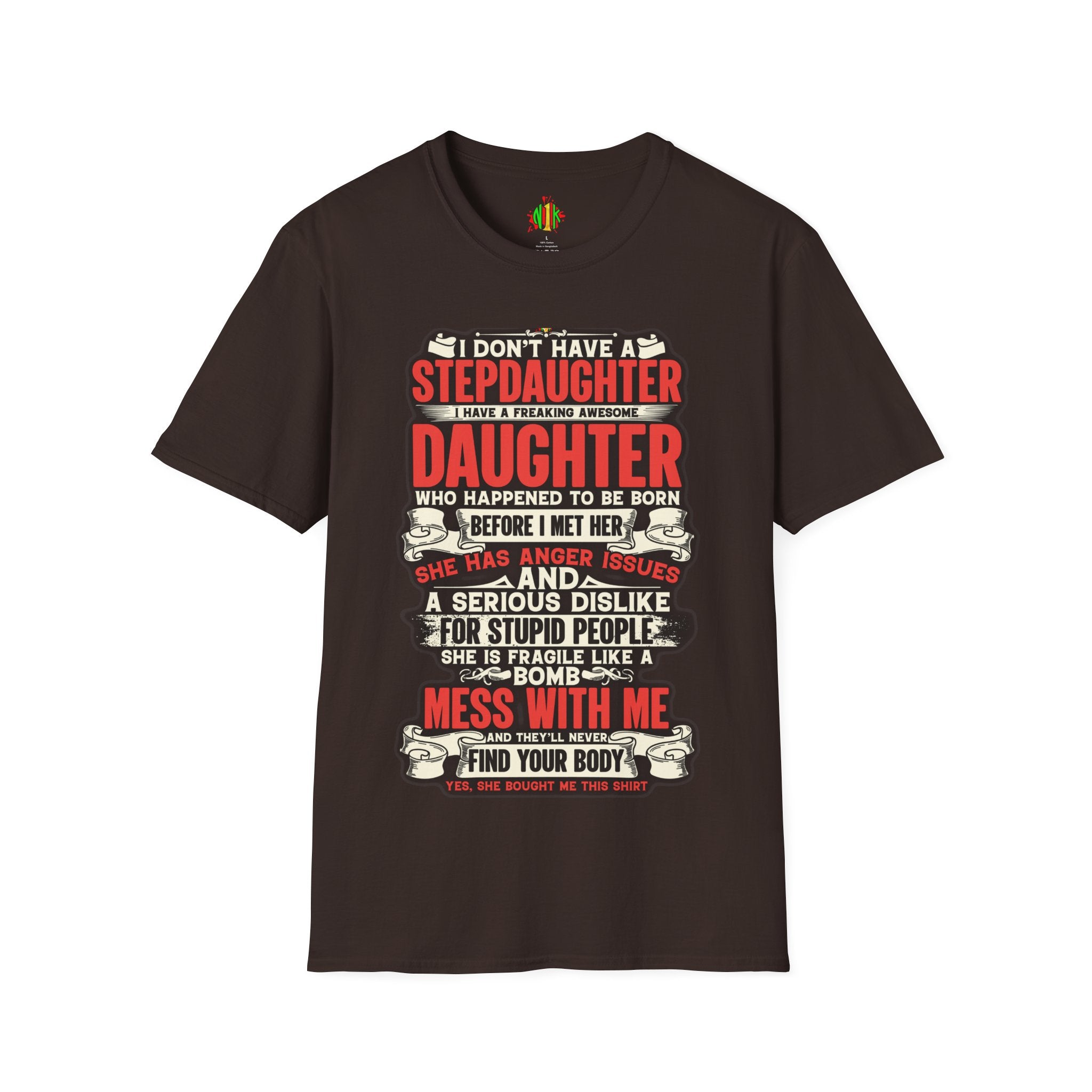 The love of a stepdaughter from a Stepfather Short Sleeve Tee