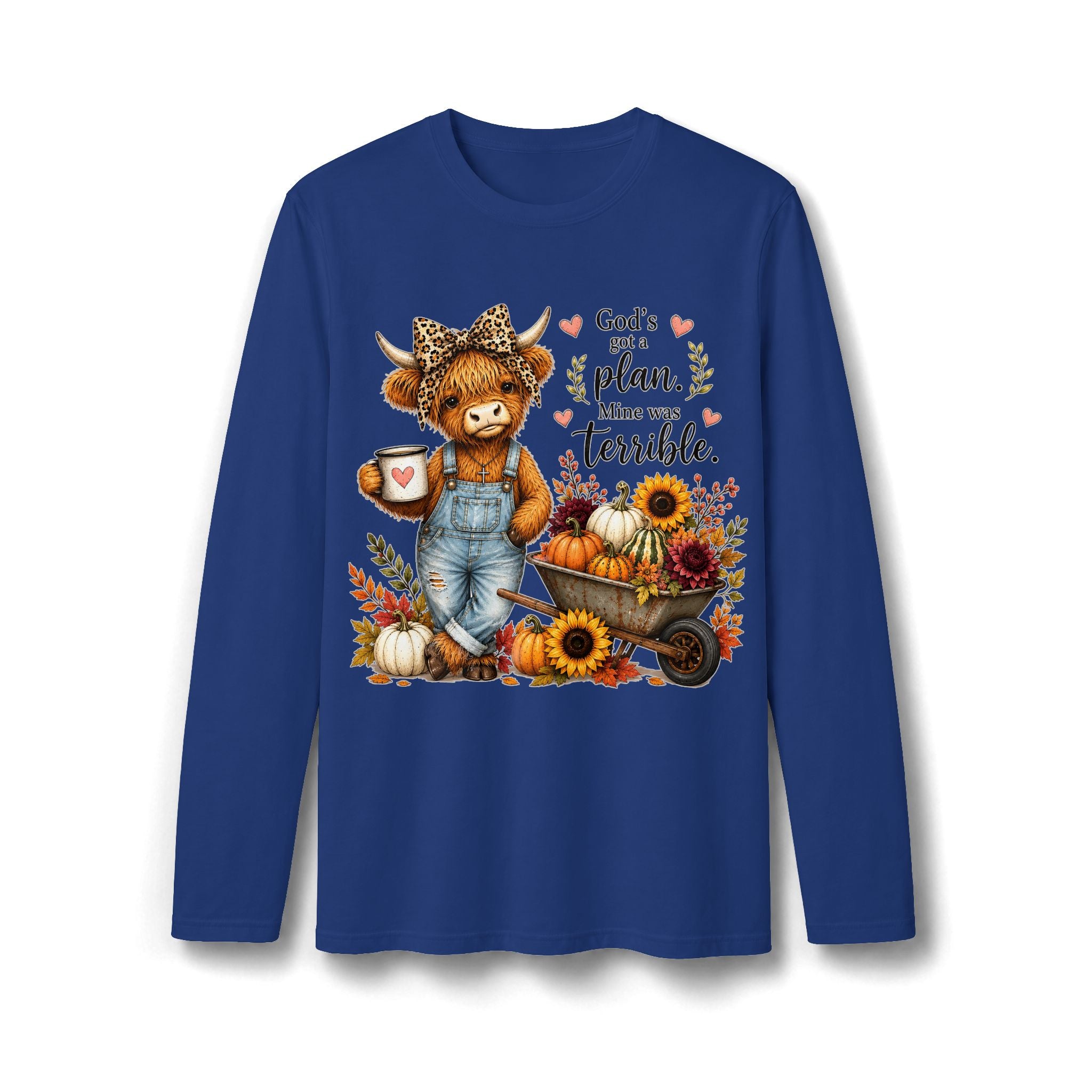 God’s Got a Plan Gingerbread Christmas Long Sleeve T-Shirt