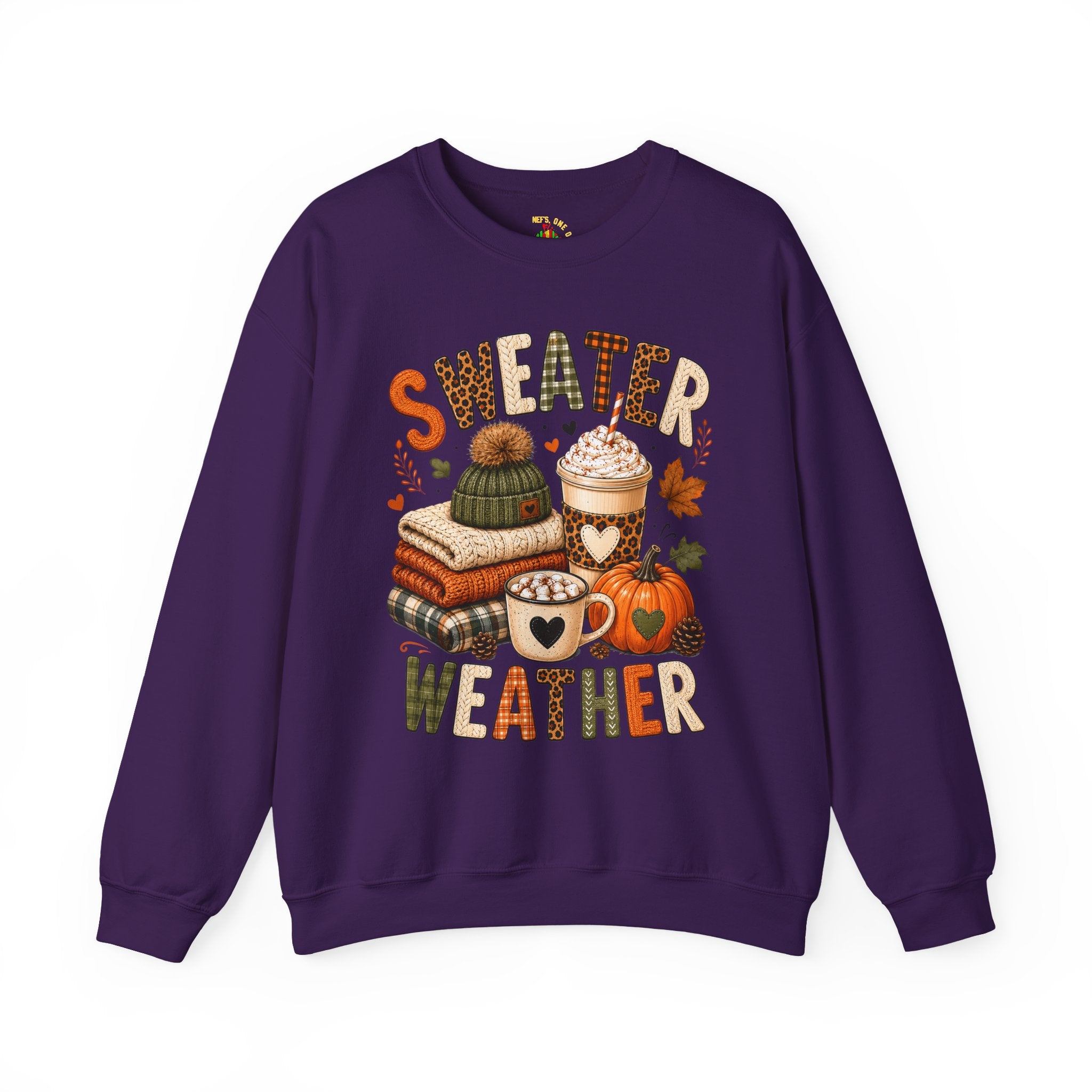 Sweater Weather Autumn Crewneck Sweatshirt