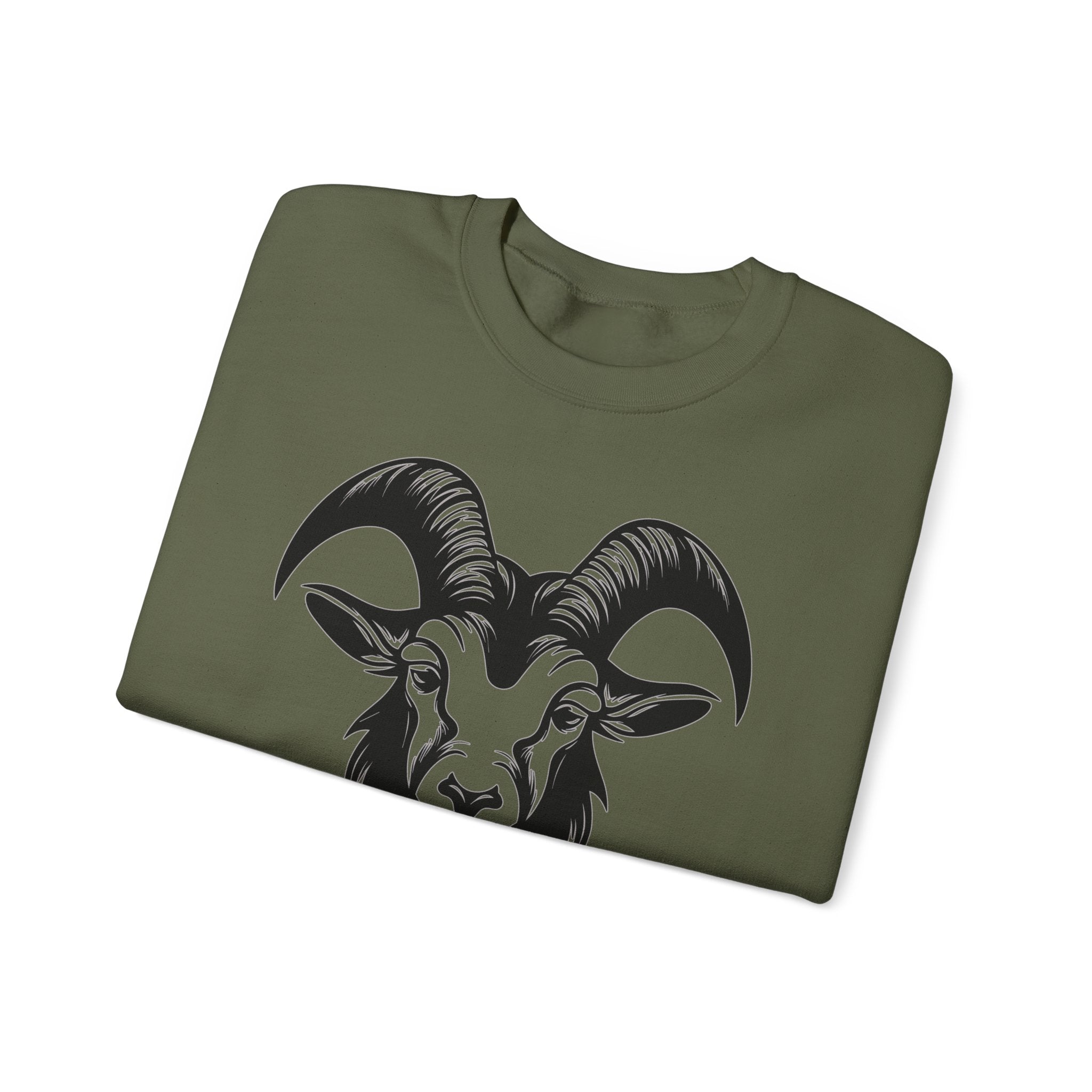 Goat Unisex Casual Crewneck Sweatshirt