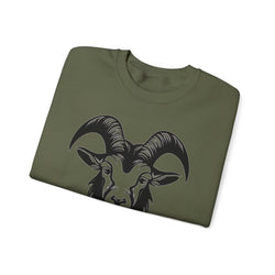 Goat Unisex Casual Crewneck Sweatshirt