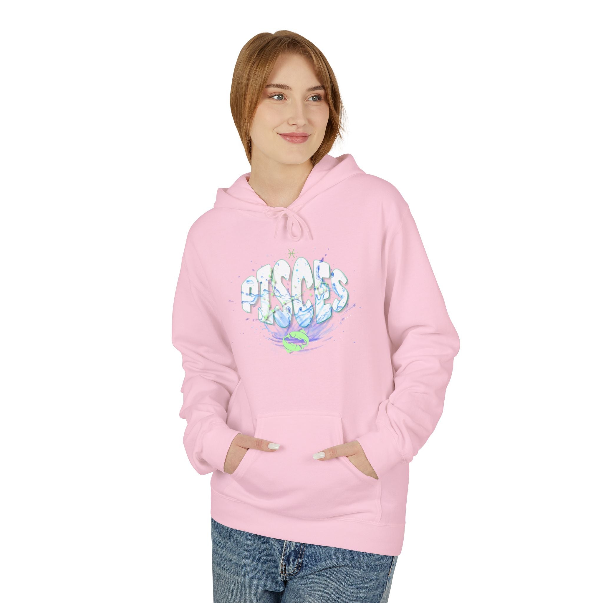Pisces Zodiac Water Sign Hoodie — Astrological Star Sign Sweatshirt