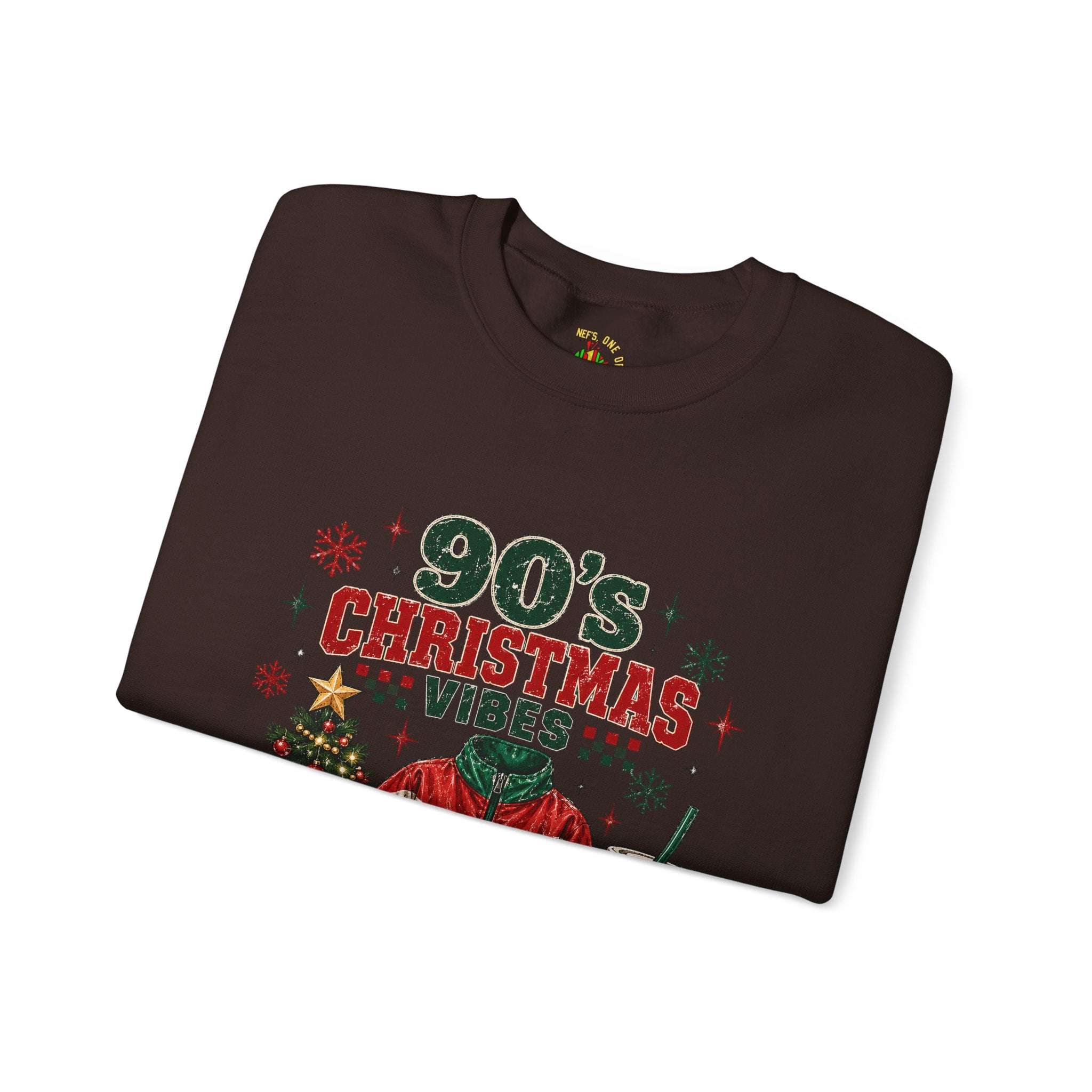 90s Christmas Vibes Crewneck Sweatshirt