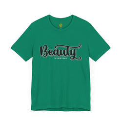 Beauty with the Beast Valentine Casual, Soft Unisex Jersey Short Sleeve Tee