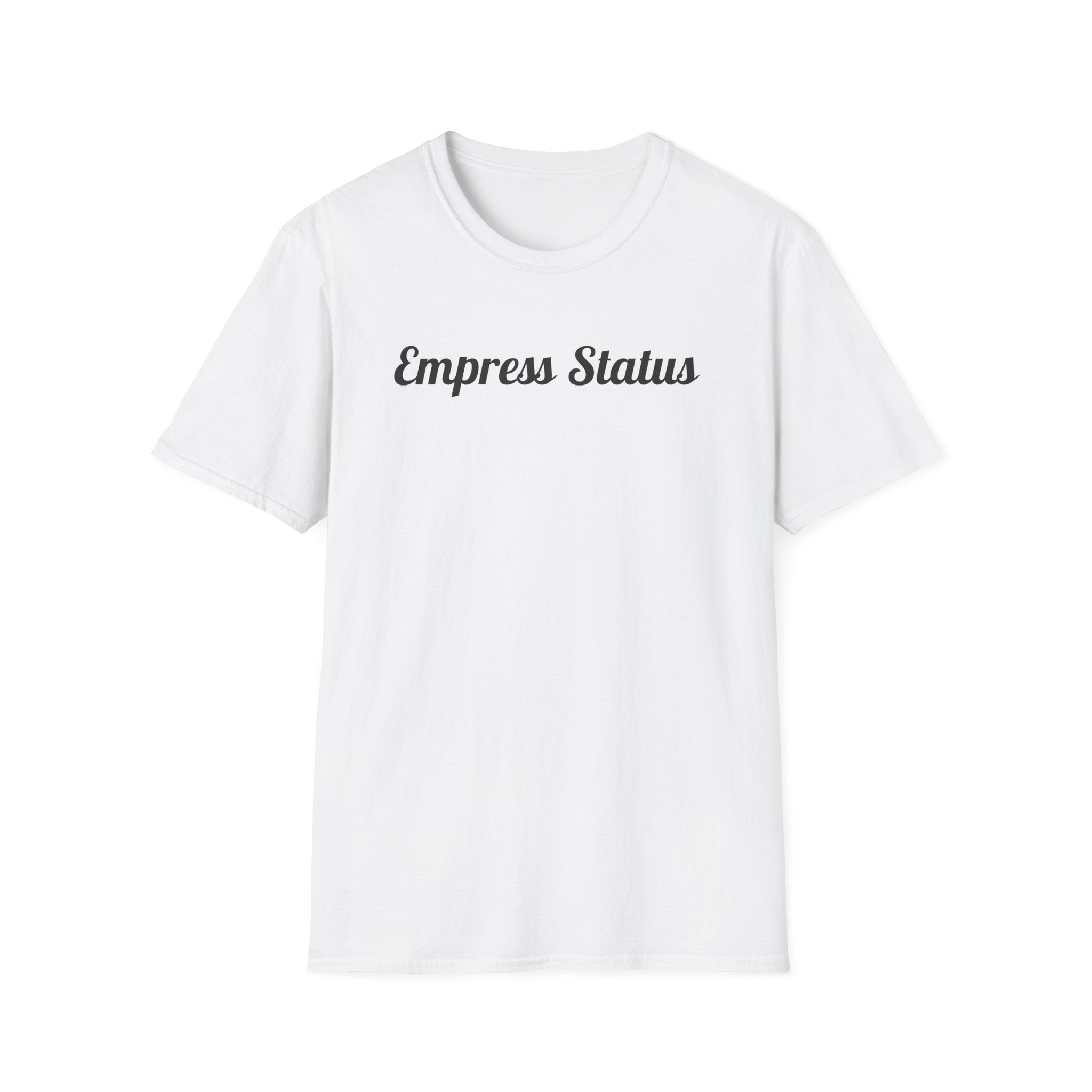 Black Glitter Empress Status Unisex Softstyle T-Shirt