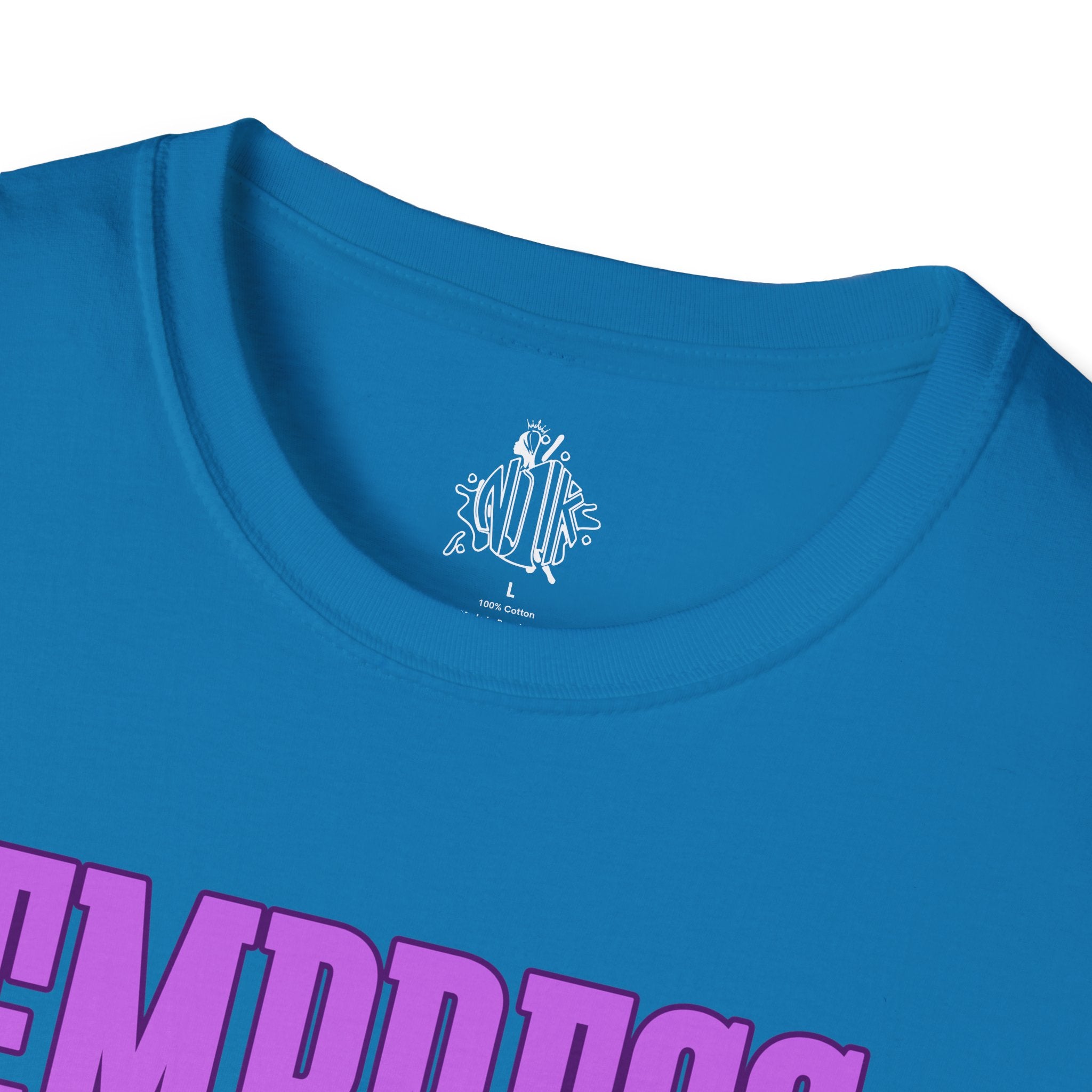 Bold Purple Print Empress Status T-shirt