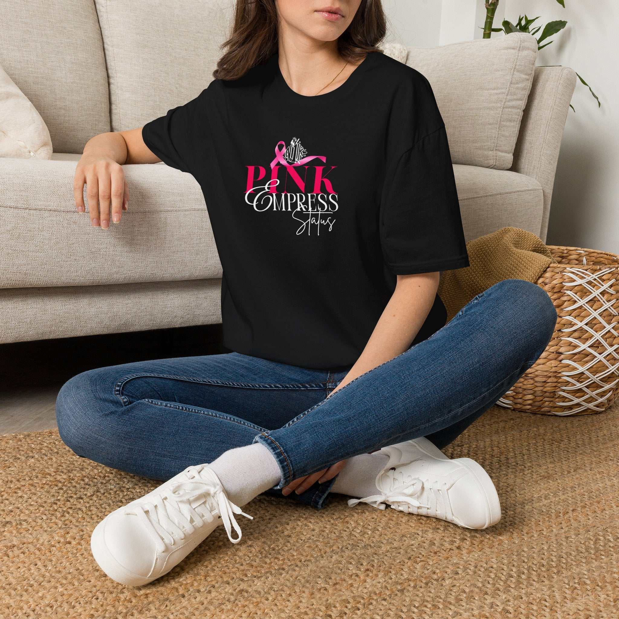 Pink Empress Ladies T-Shirt – 'Pink Empress' Script Graphic