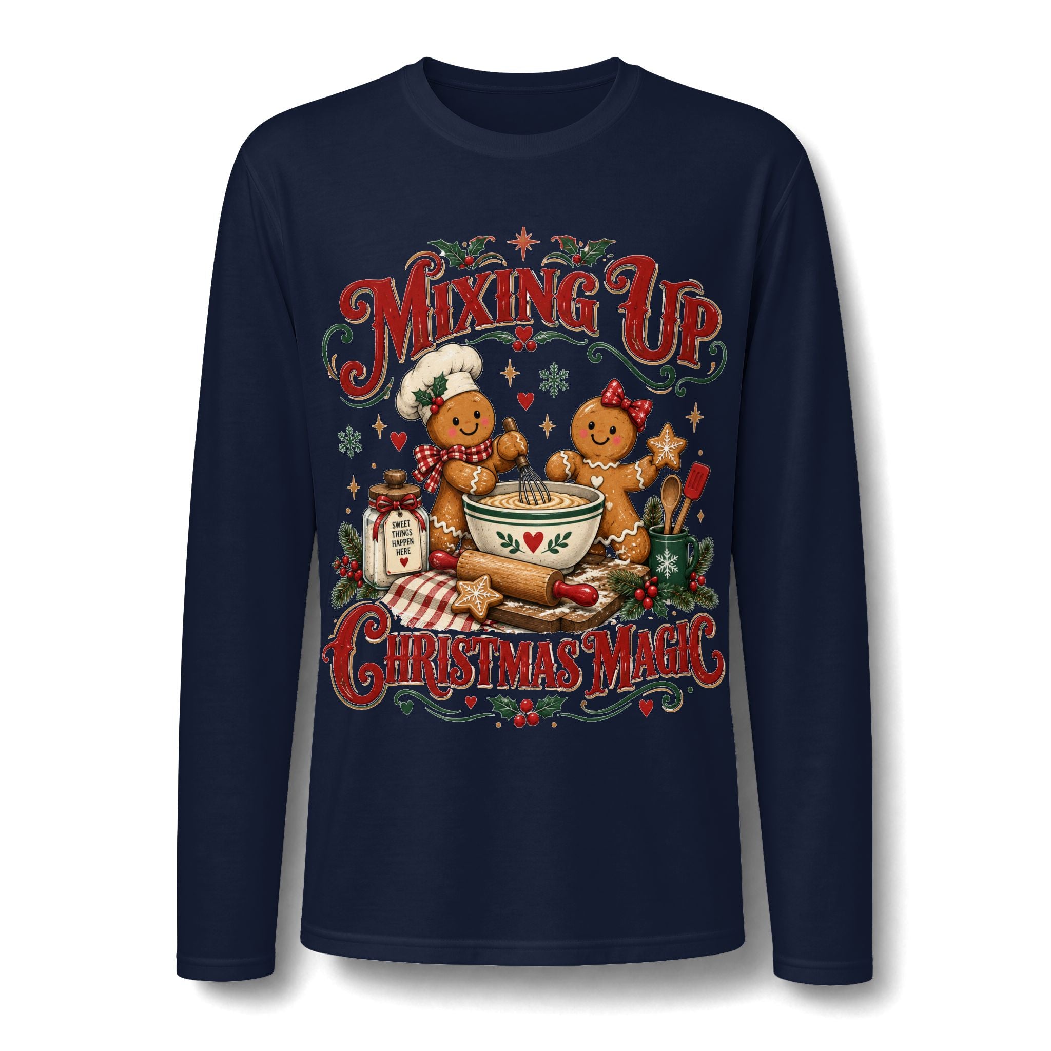 Mixing Up Ginger Bread Hot Chocolate Christmas